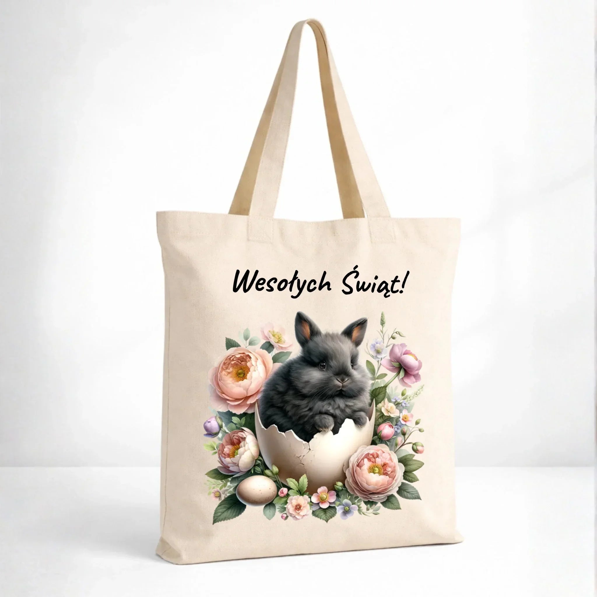 Torba na Wielkanoc - Zajączek w pisance Wesołych Świąt WN03 - StoryCups.pl