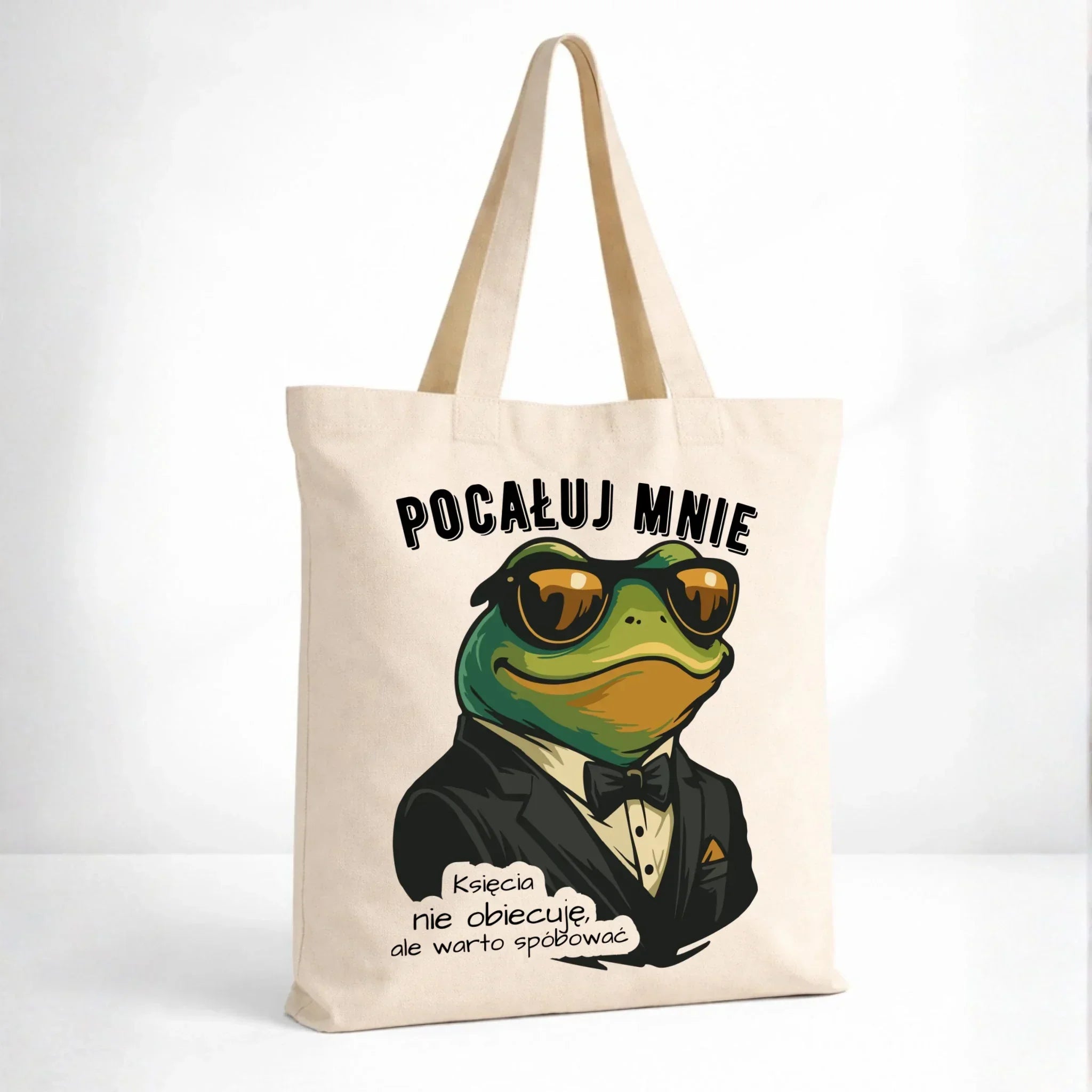Torba - Żaba w garniturze pocałuj mnie W55 - StoryCups.pl