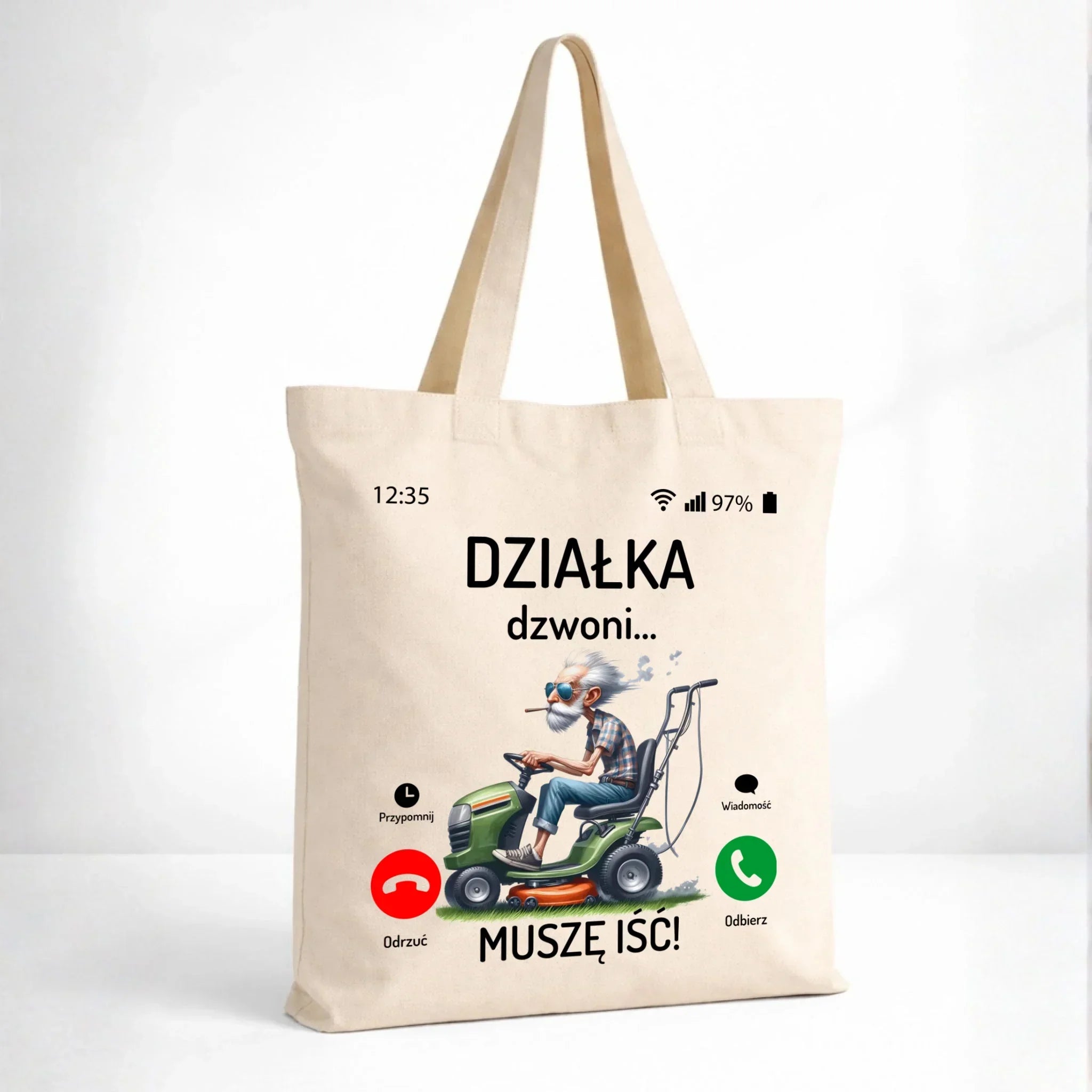 Torba dla dziadka - Działka dzwoni muszę iść D35 - StoryCups.pl
