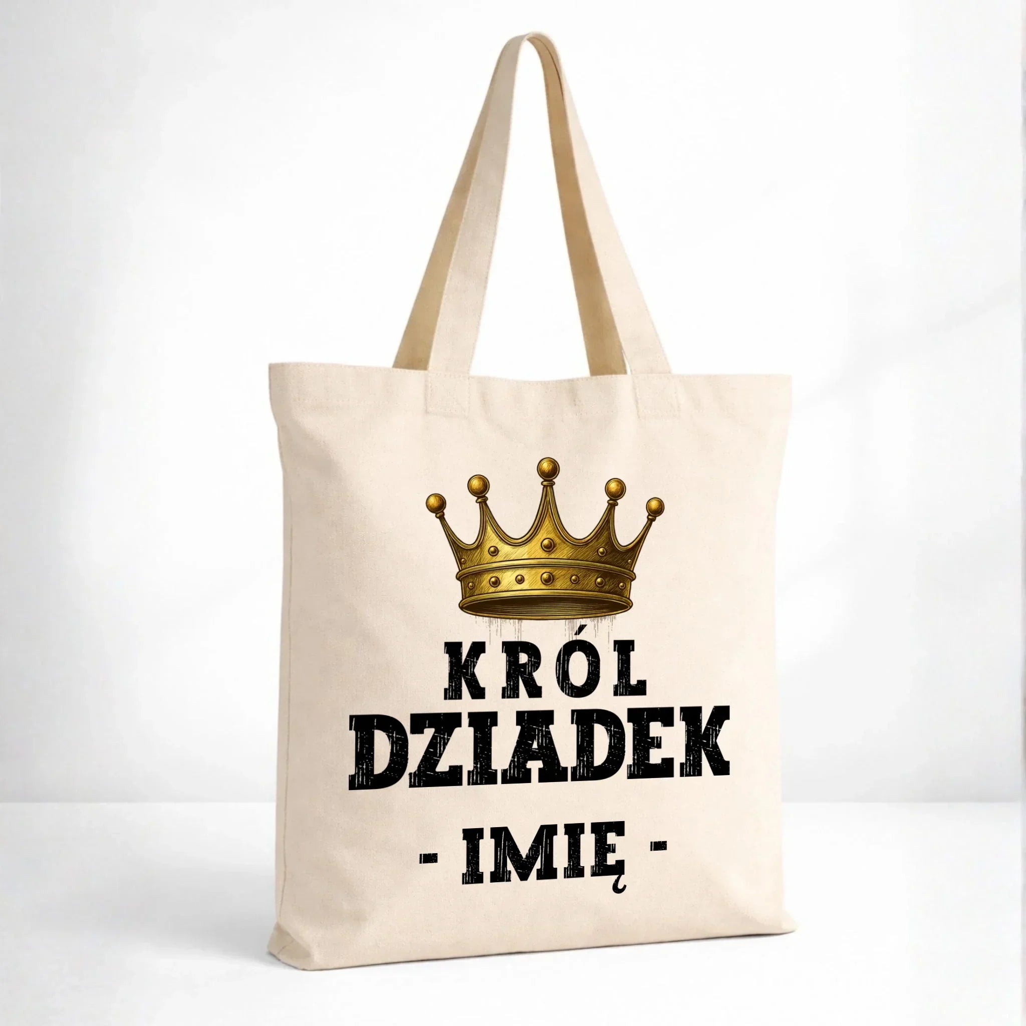Torba dla dziadka - Król Dziadek - personalizowana D17 - StoryCups.pl