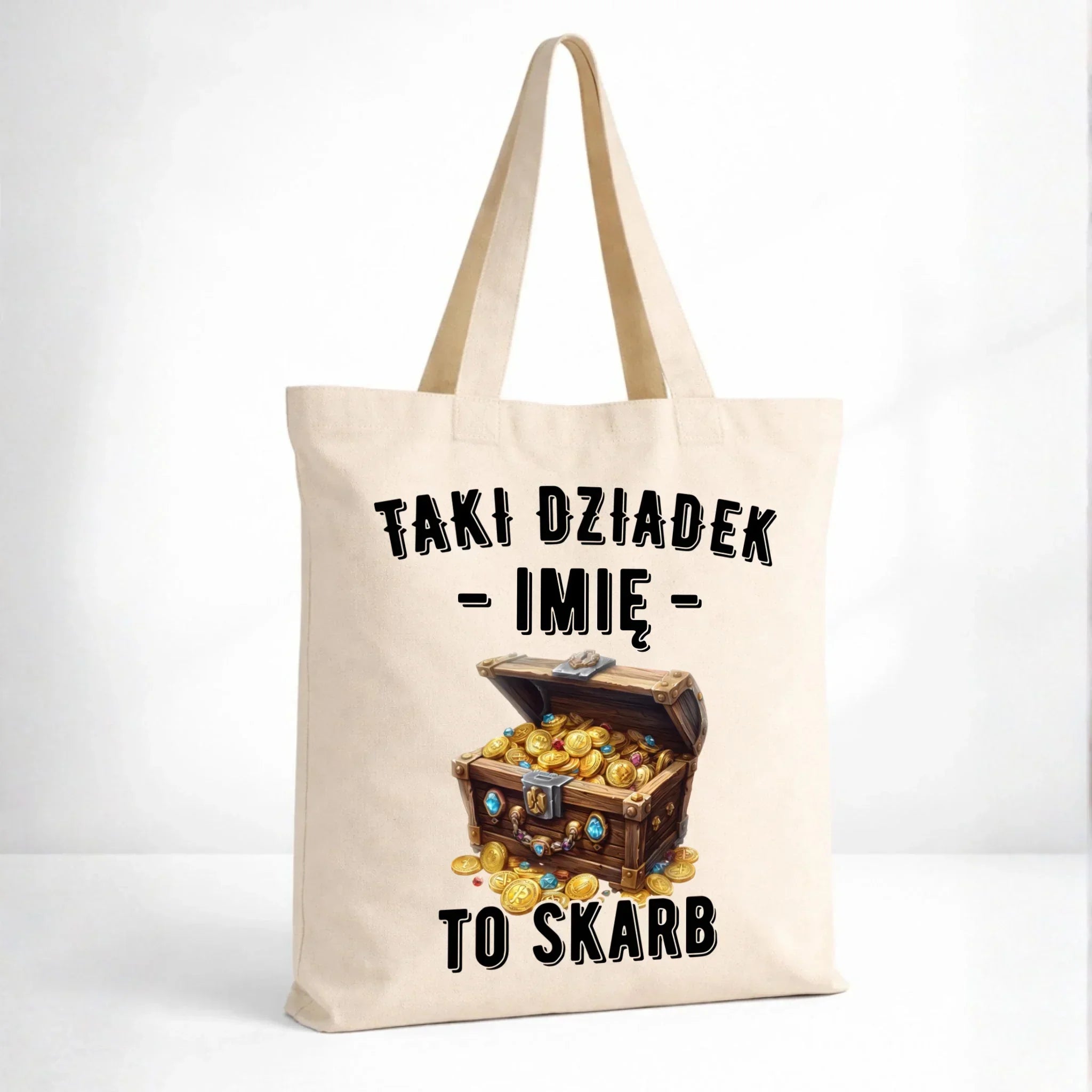Torba dla dziadka - Taki dziadek to skarb - personalizowana D19 - StoryCups.pl