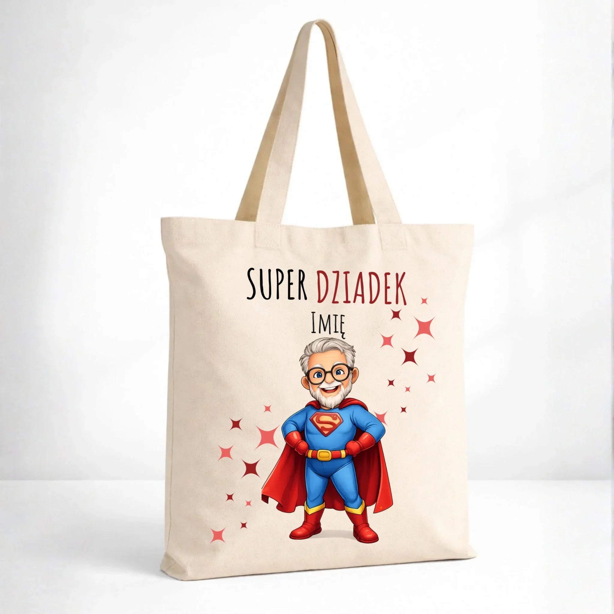 Torba dla dziadka - Super Dziadek - personalizowana D02 - StoryCups.pl