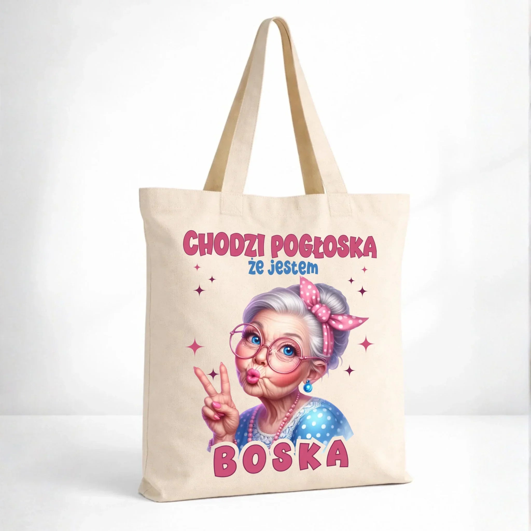Torba dla babci - Chodzi pogłoska, że jestem boska B16 - StoryCups.pl