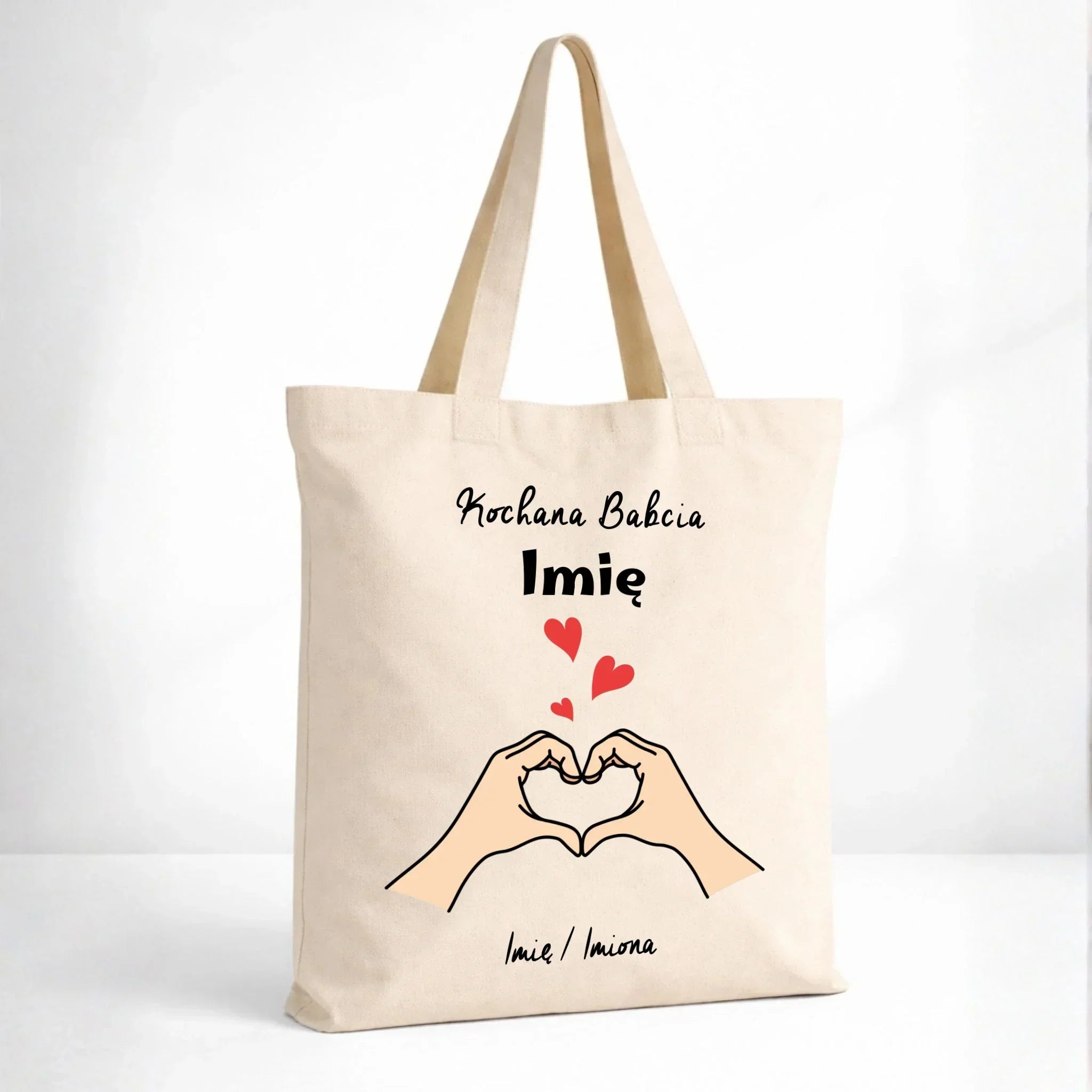 Torba dla babci - Kochana Babcia podpis - personalizowana B13 - StoryCups.pl