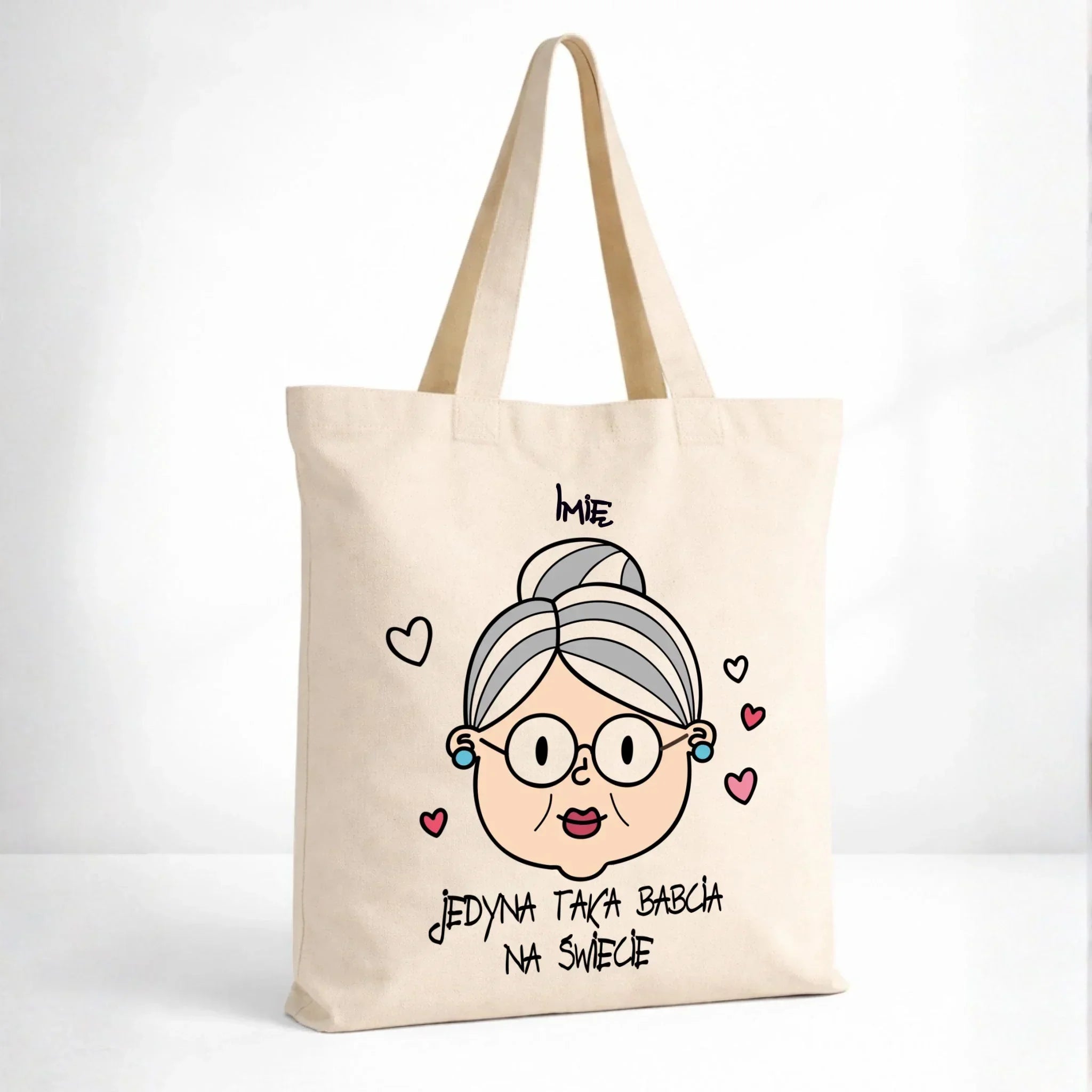 Torba dla babci - Jedyna taka babcia na świecie - personalizowana B15 - StoryCups.pl