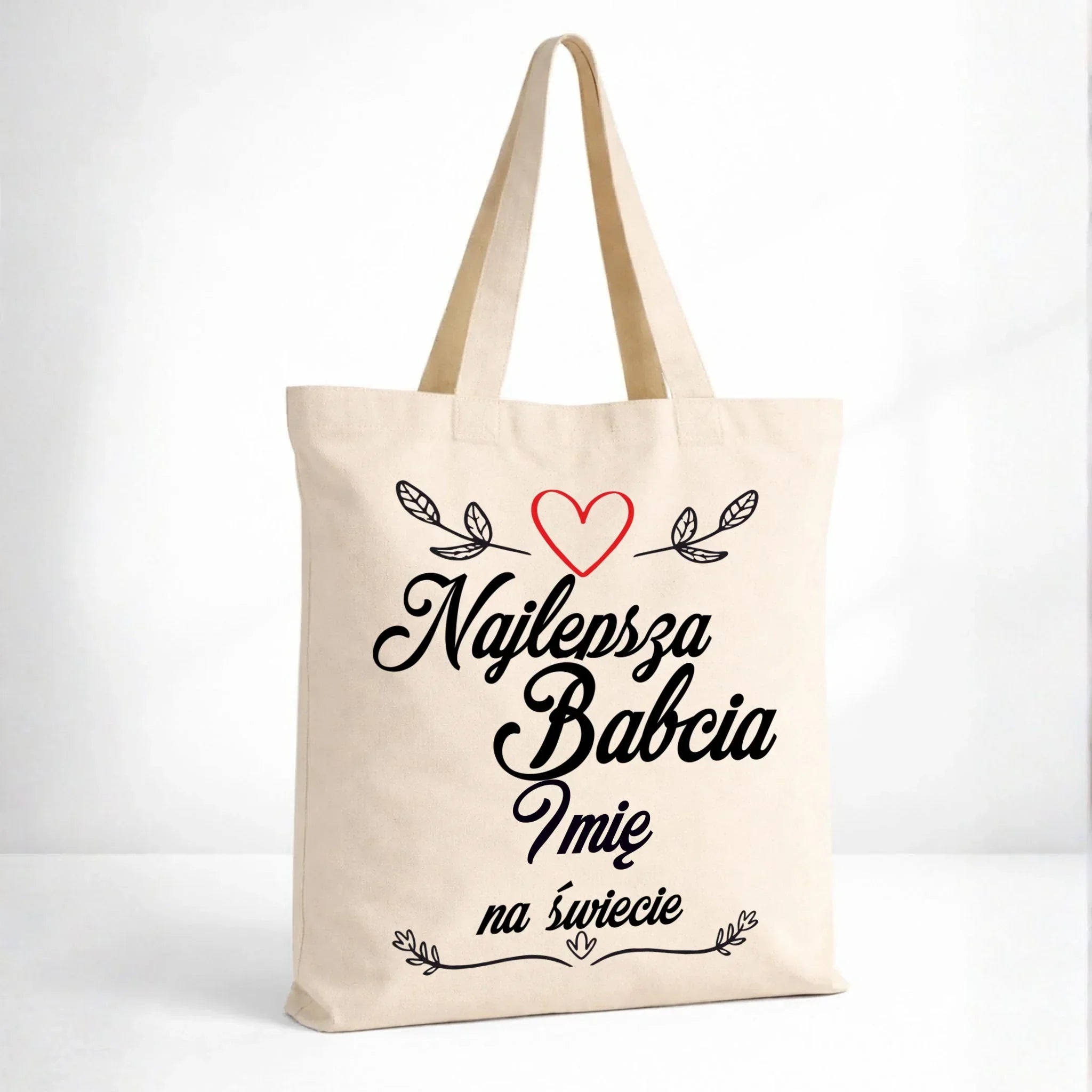 Torba dla babci - Najlepsza Babcia na Świecie - personalizowana B12 - StoryCups.pl
