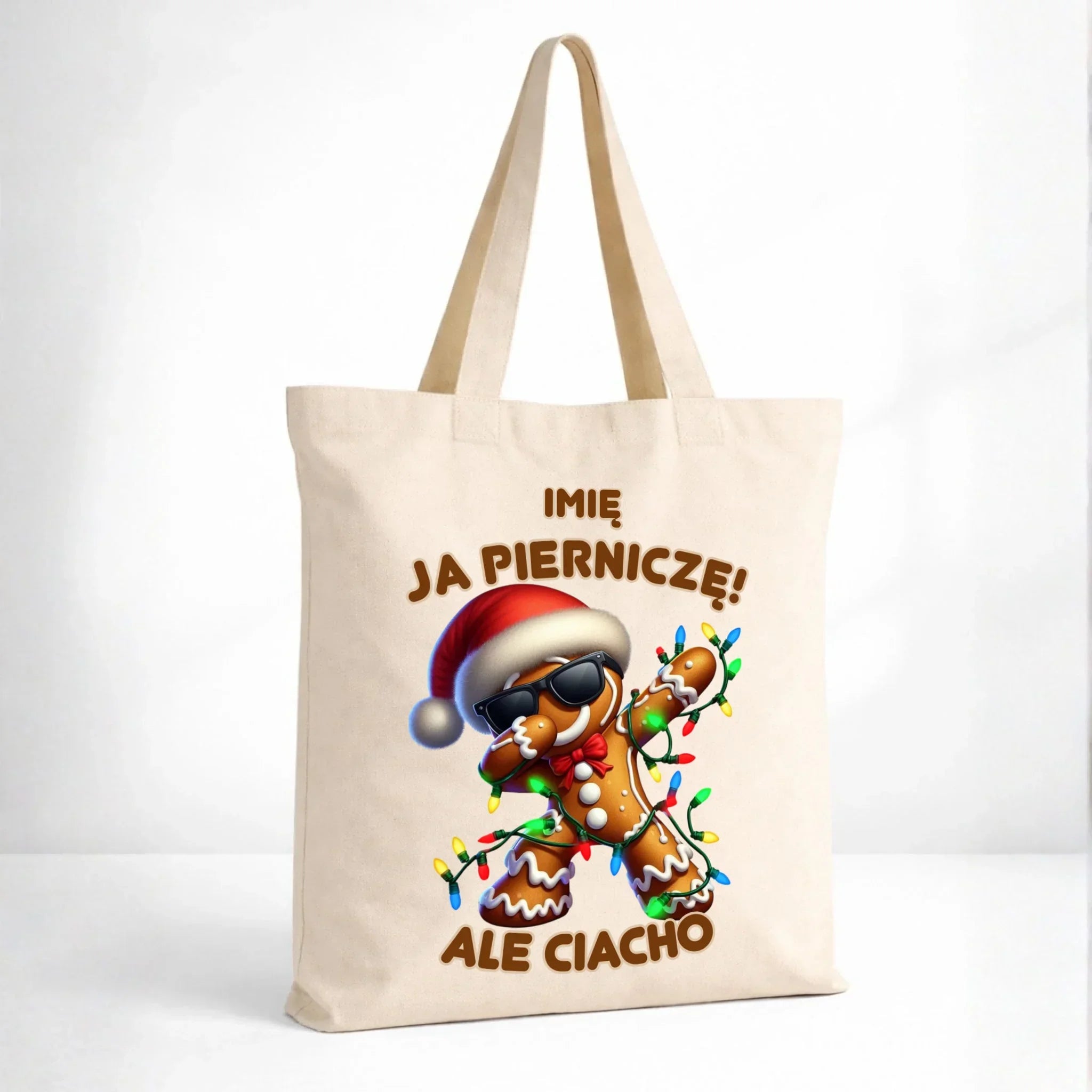 Torba świąteczna - Piernik Ja pierniczę ale ciacho - personalizowana BN94 - StoryCups.pl