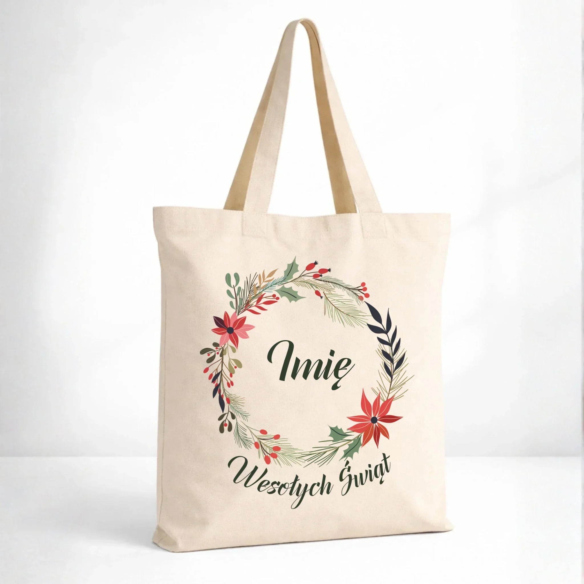 Torba świąteczna - Wesołych Świąt - personalizowana BN19 - StoryCups.pl