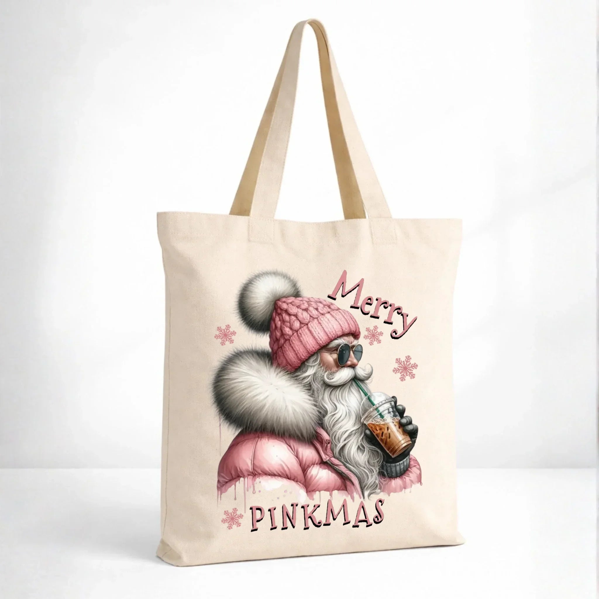 Torba świąteczna - Różowe Święta - Merry pinkmas BN117 - StoryCups.pl