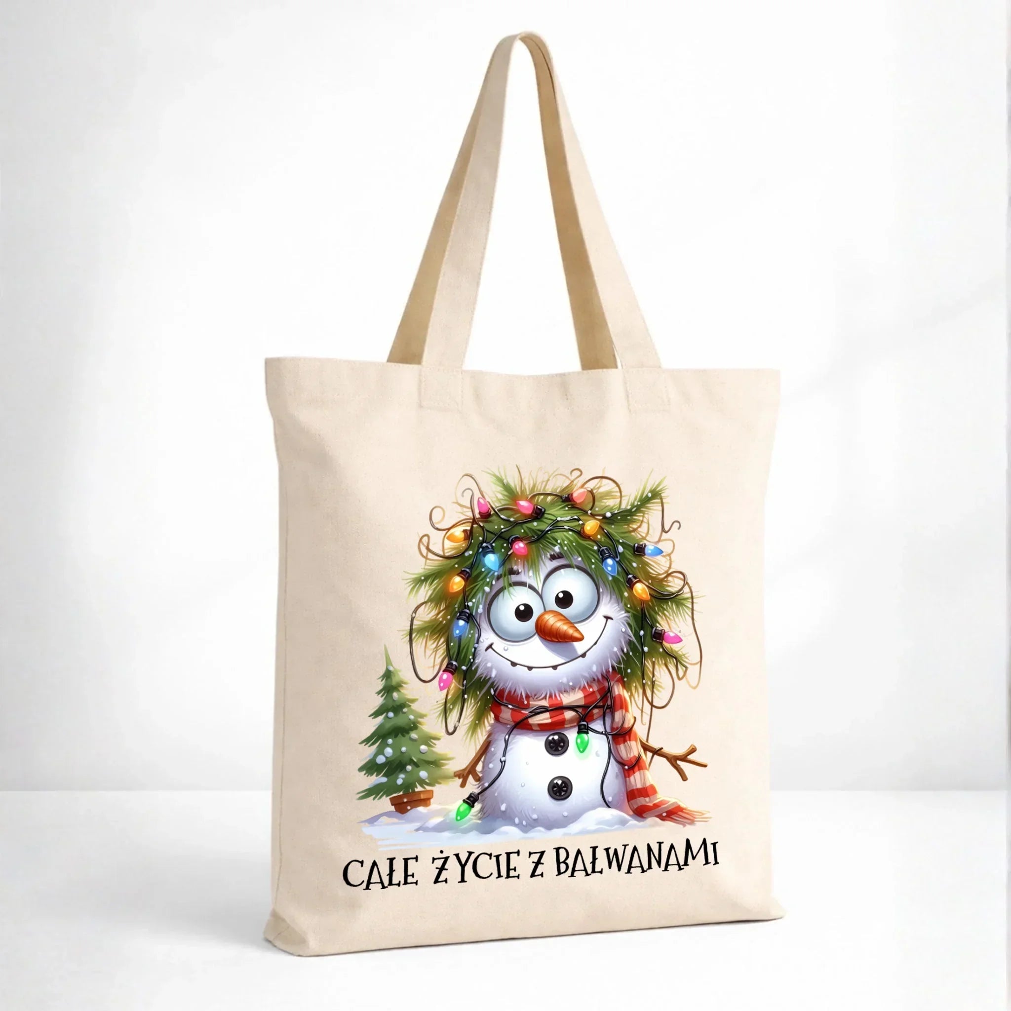 Torba świąteczna - Całe życie z bałwanami BN125 - StoryCups.pl