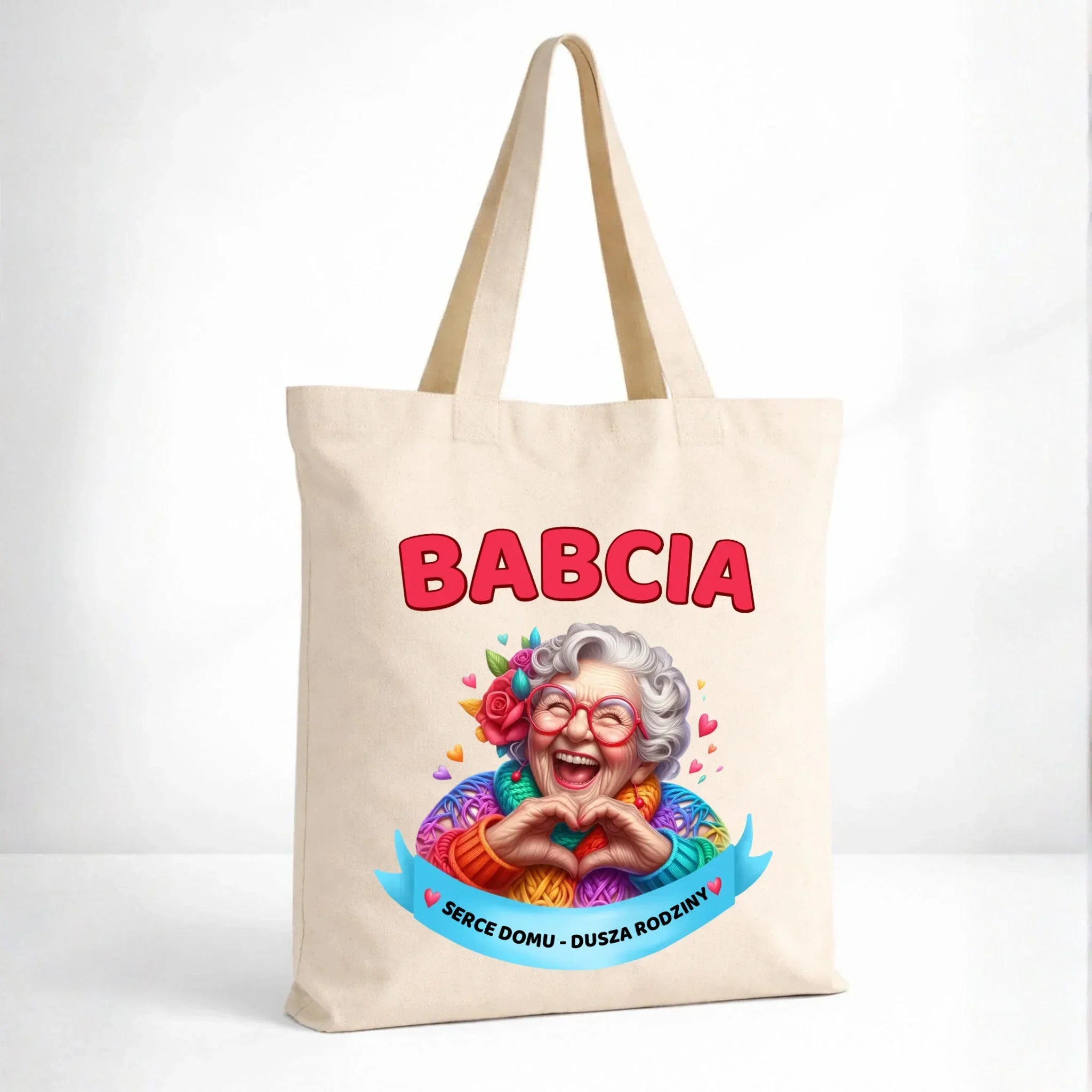 Torba dla babci - Babcia serce domu dusza rodziny B25 - StoryCups.pl