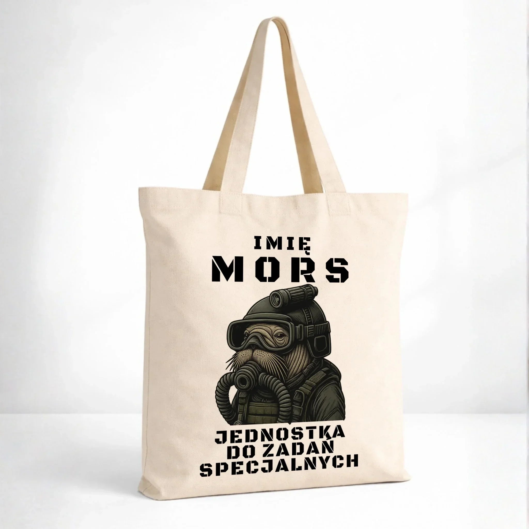 Torba - prezent dla morsa - Mors do zadań specjalnych - personalizowana HM07 - StoryCups.pl