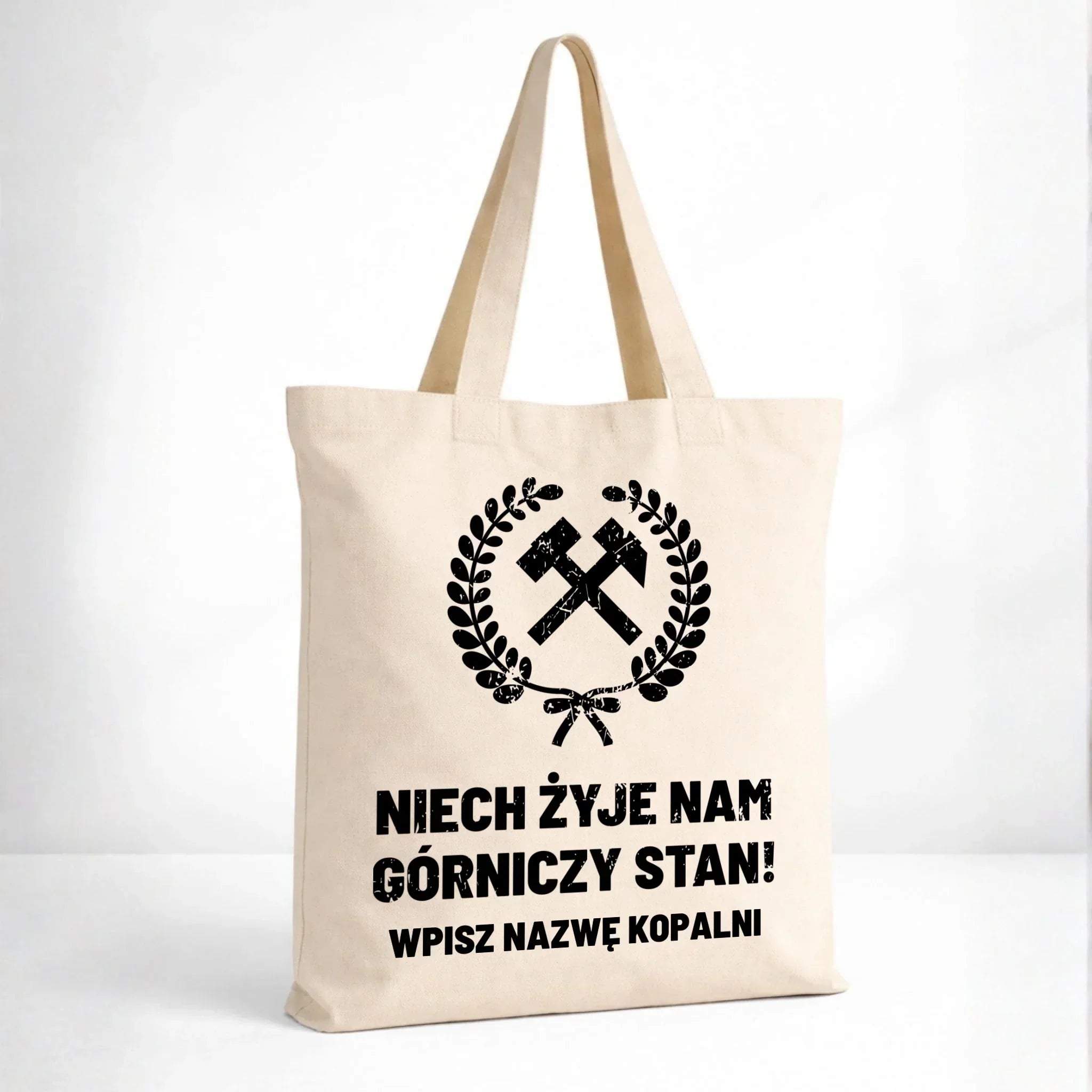 Torba - prezent dla górnika - Niech żyje nam górniczy stan - personalizowana G24 - StoryCups.pl