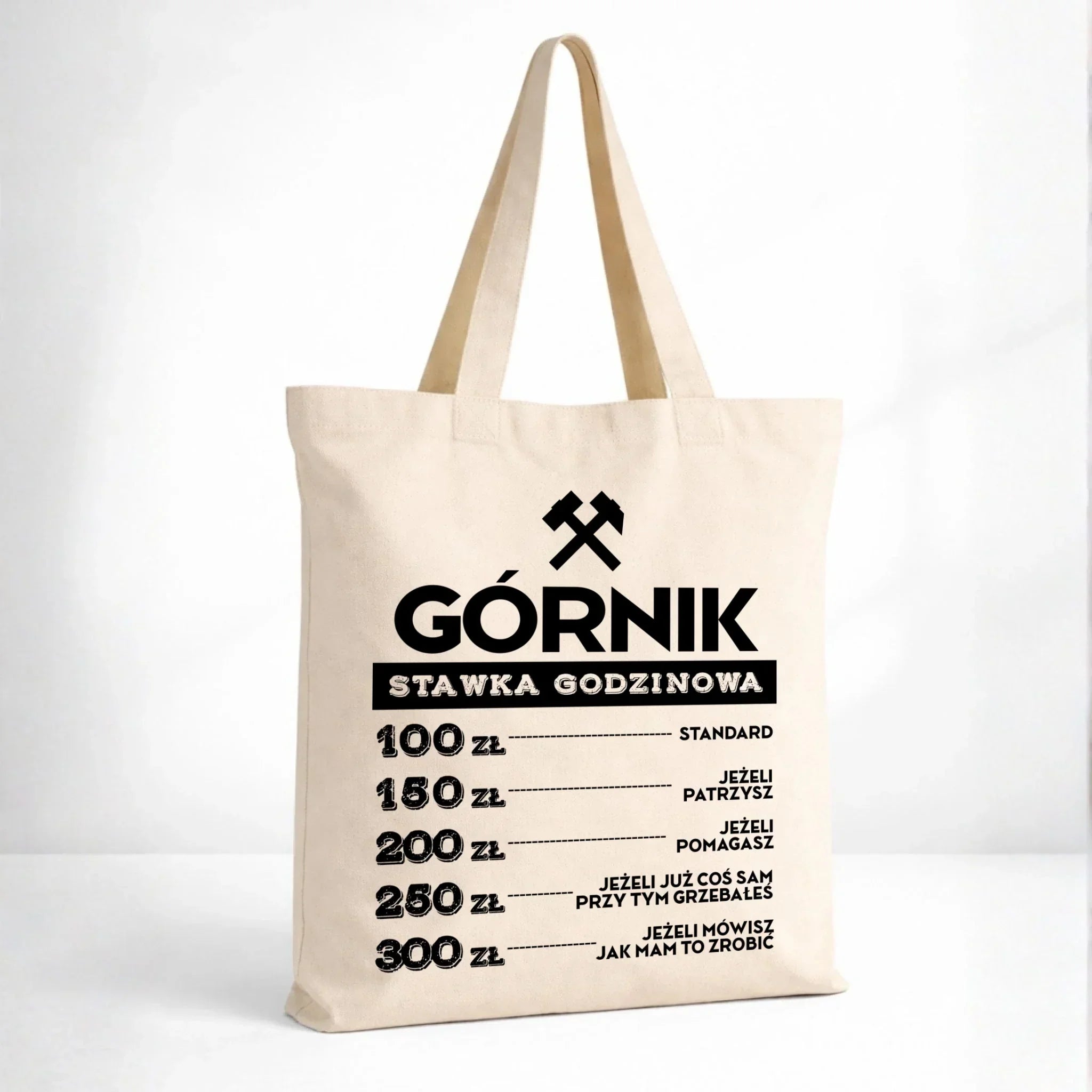 Torba - prezent dla górnika - Górnik stawka godzinowa G14 - StoryCups.pl