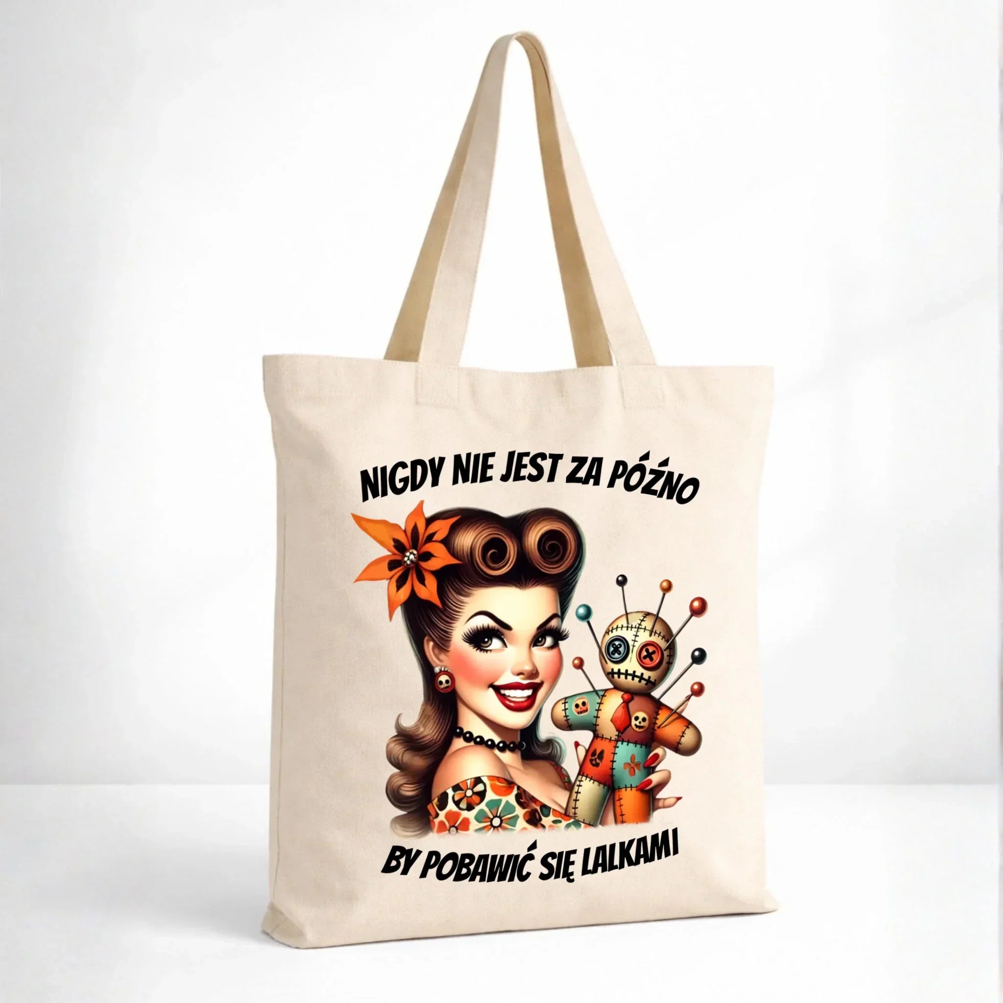 Torba dla niej - Laleczka Voodoo retro DZ21 - StoryCups.pl