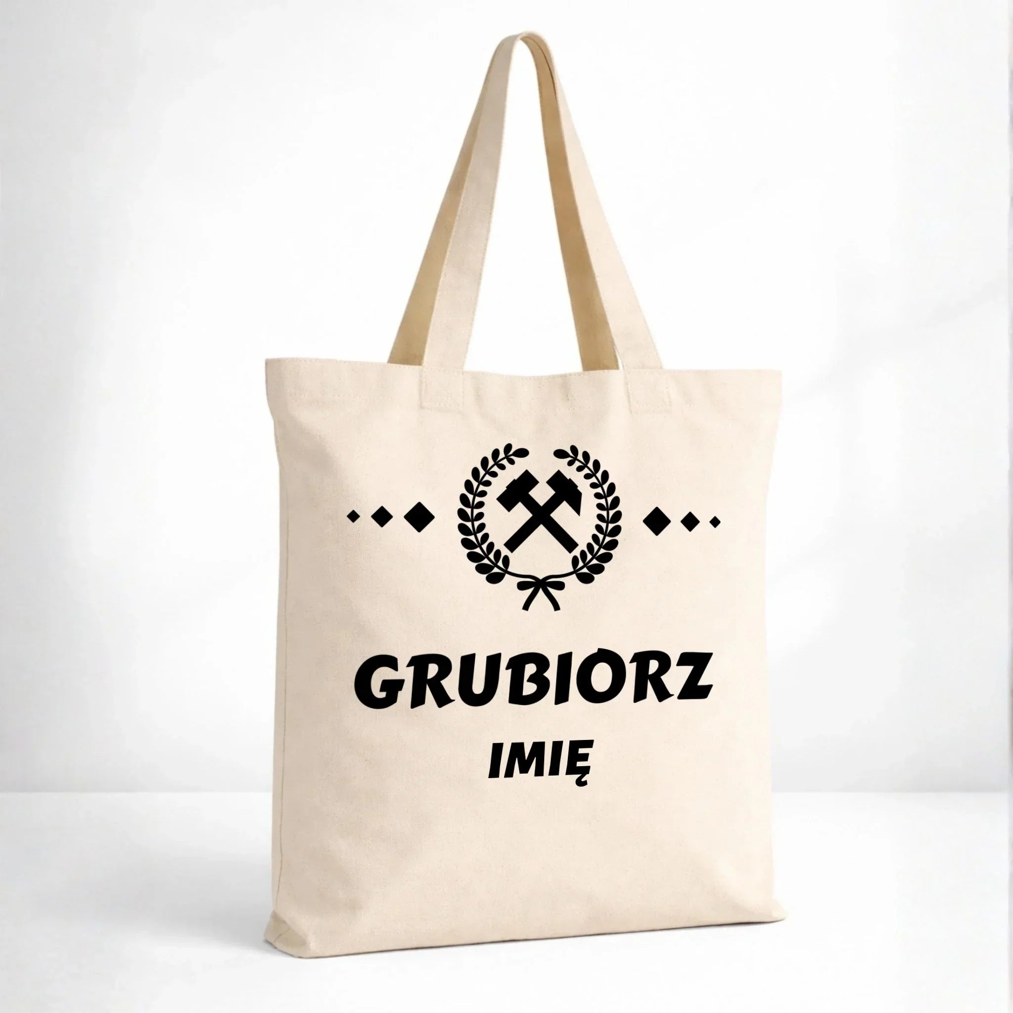 Torba - prezent dla górnika - Grubiorz - personalizowana G03 - StoryCups.pl