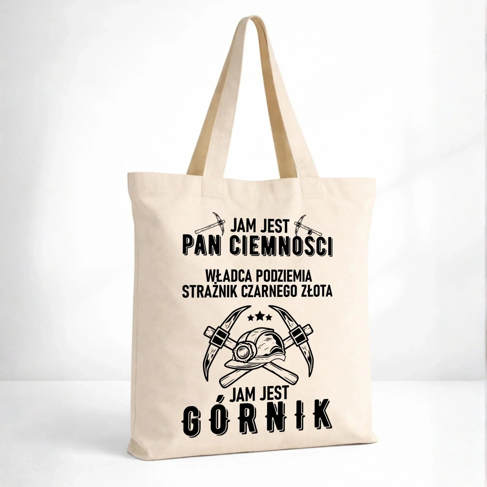 Torba - prezent dla górnika - Pan ciemności jam jest górnik G04 - StoryCups.pl