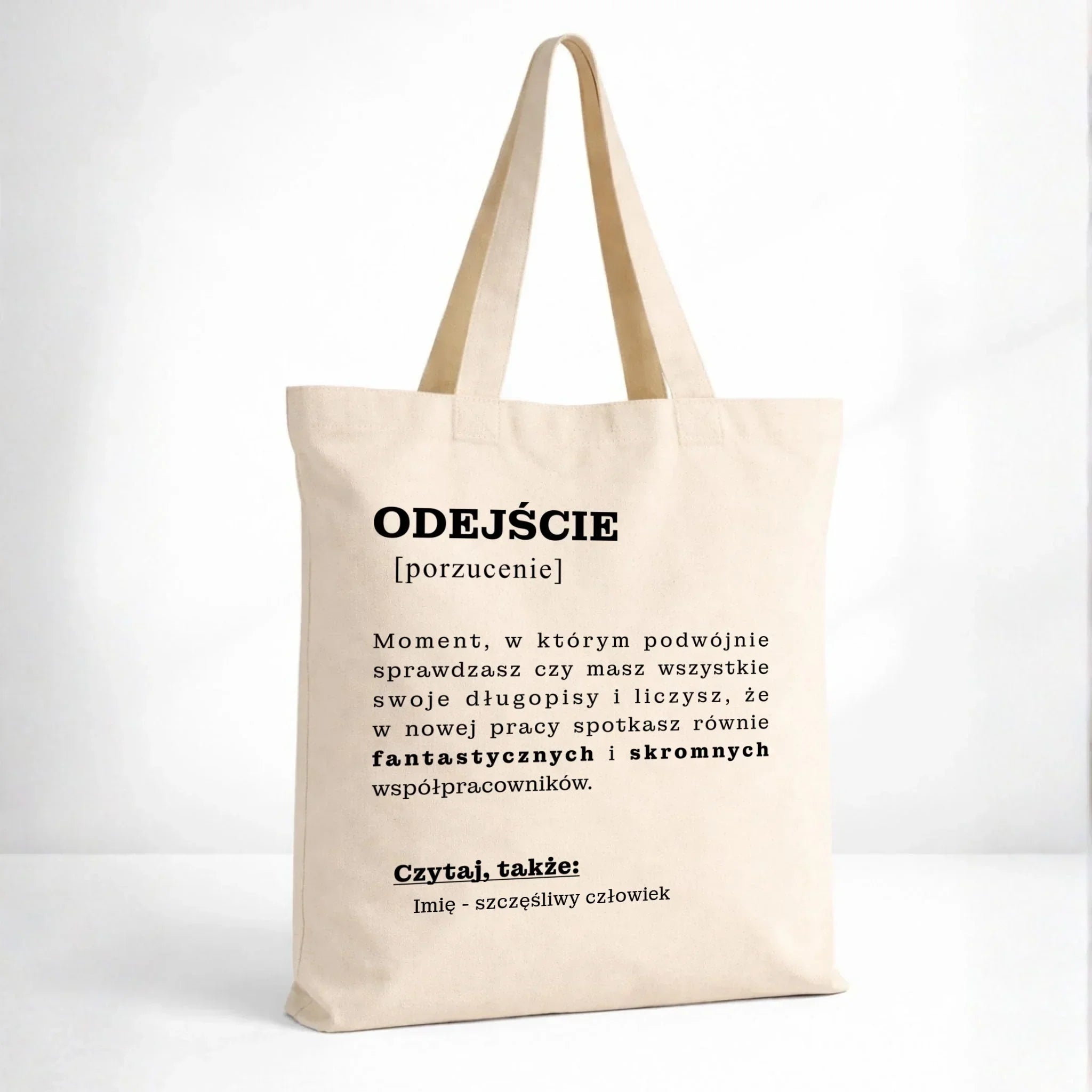 Torba - Odejście z pracy [porzucenie] - personalizowana OP01 - StoryCups.pl