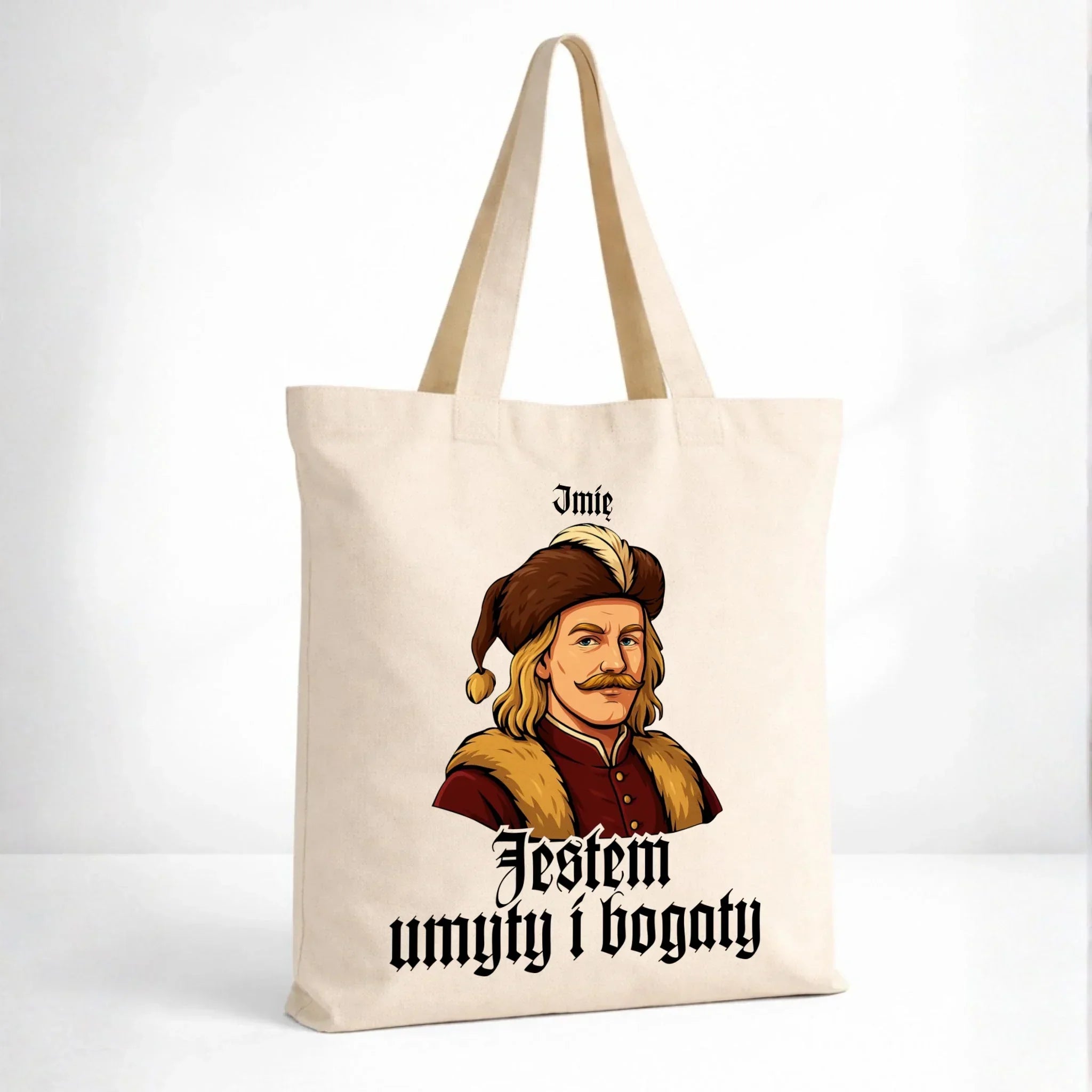 Torba - Jestem umyty i bogaty - dla fanów serialu 1670 - personalizowana H60 - StoryCups.pl
