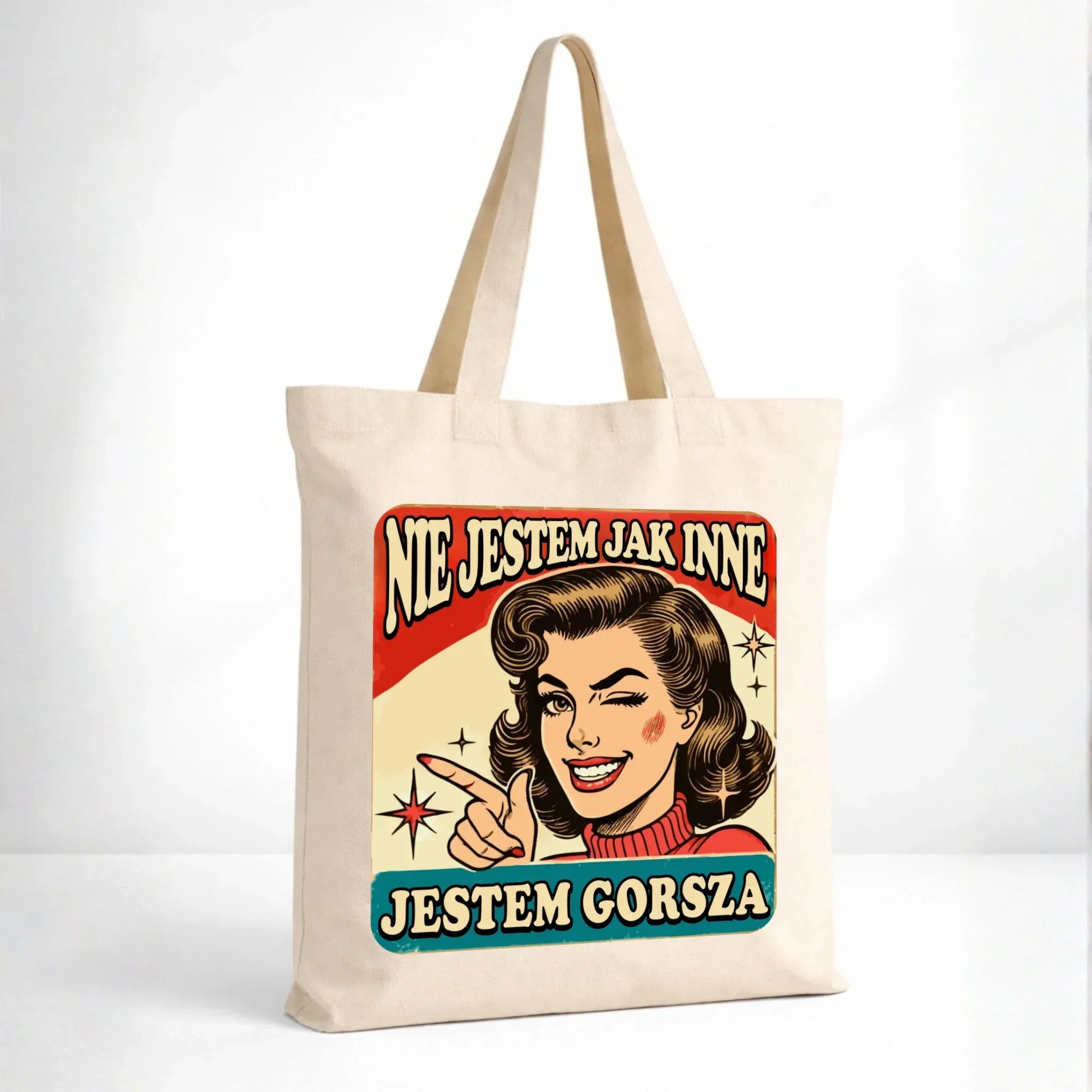 Torba - Nie jestem jak inne, jestem gorsza - w stylu retro DZ07 - StoryCups.pl