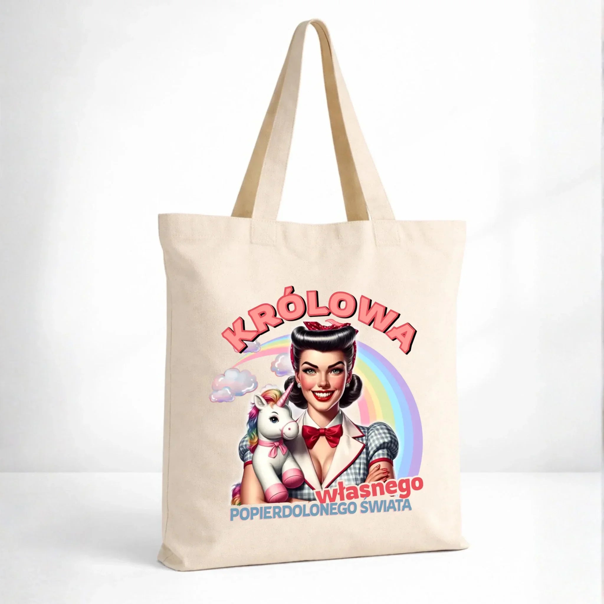 Torba retro – Królowa własnego popierd*onego świata - bez cenzury DZ08 - StoryCups.pl