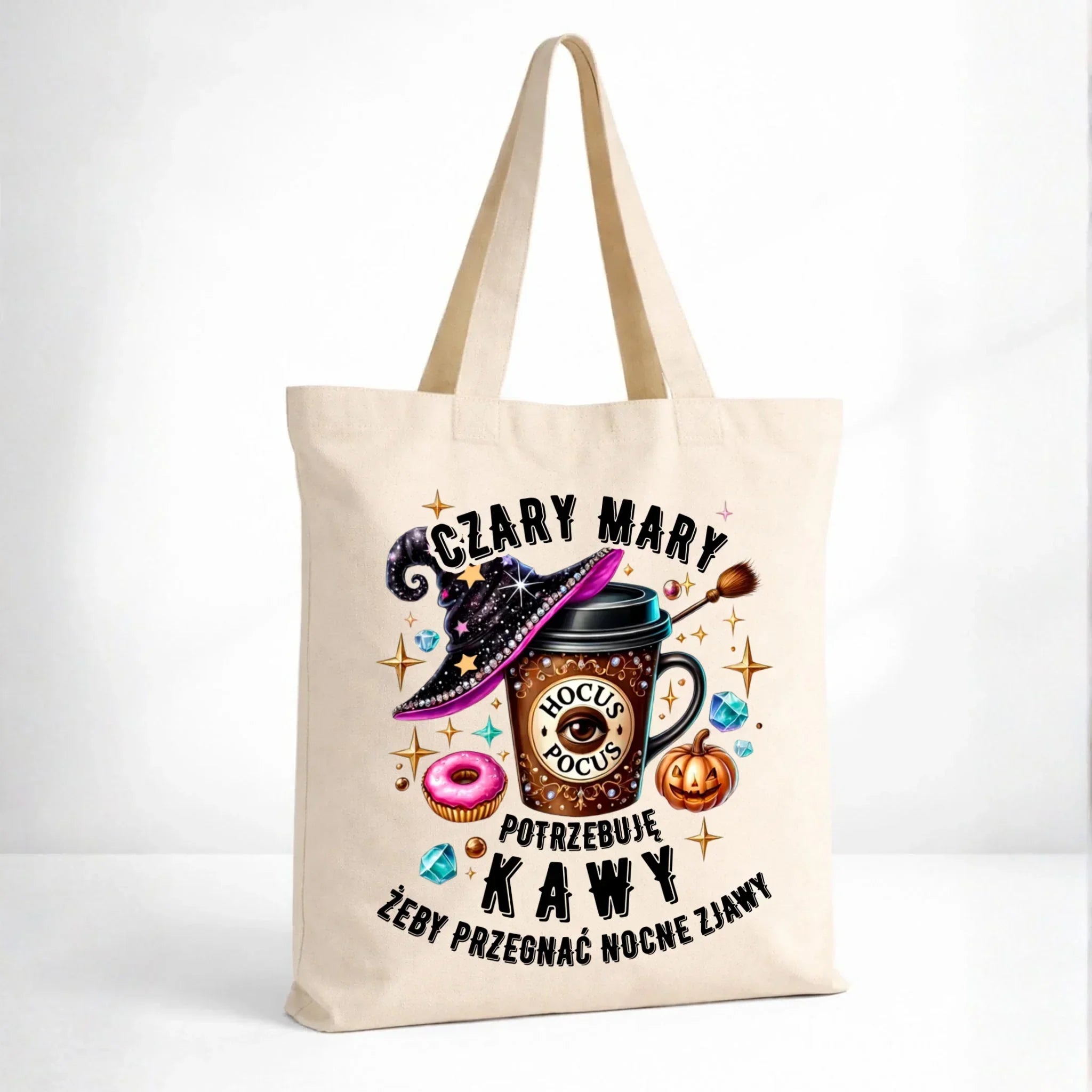 Torba na Halloween - Potrzebuję kawy HL03 - StoryCups.pl