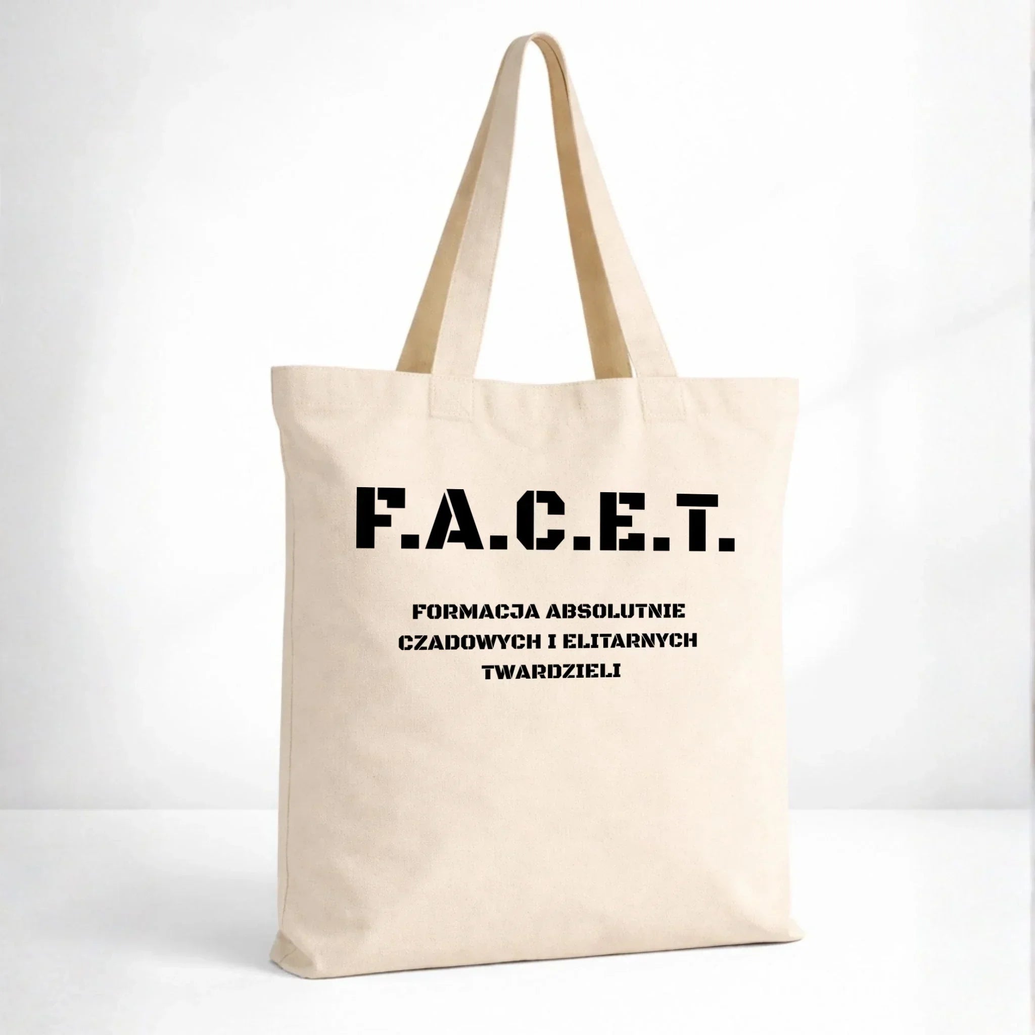 Torba - Prezent dla chłopaka kolegi - F.A.C.E.T. Formacja Absolutnie Czadowych i Elitarnych Twardzieli DCH23 - StoryCups.pl