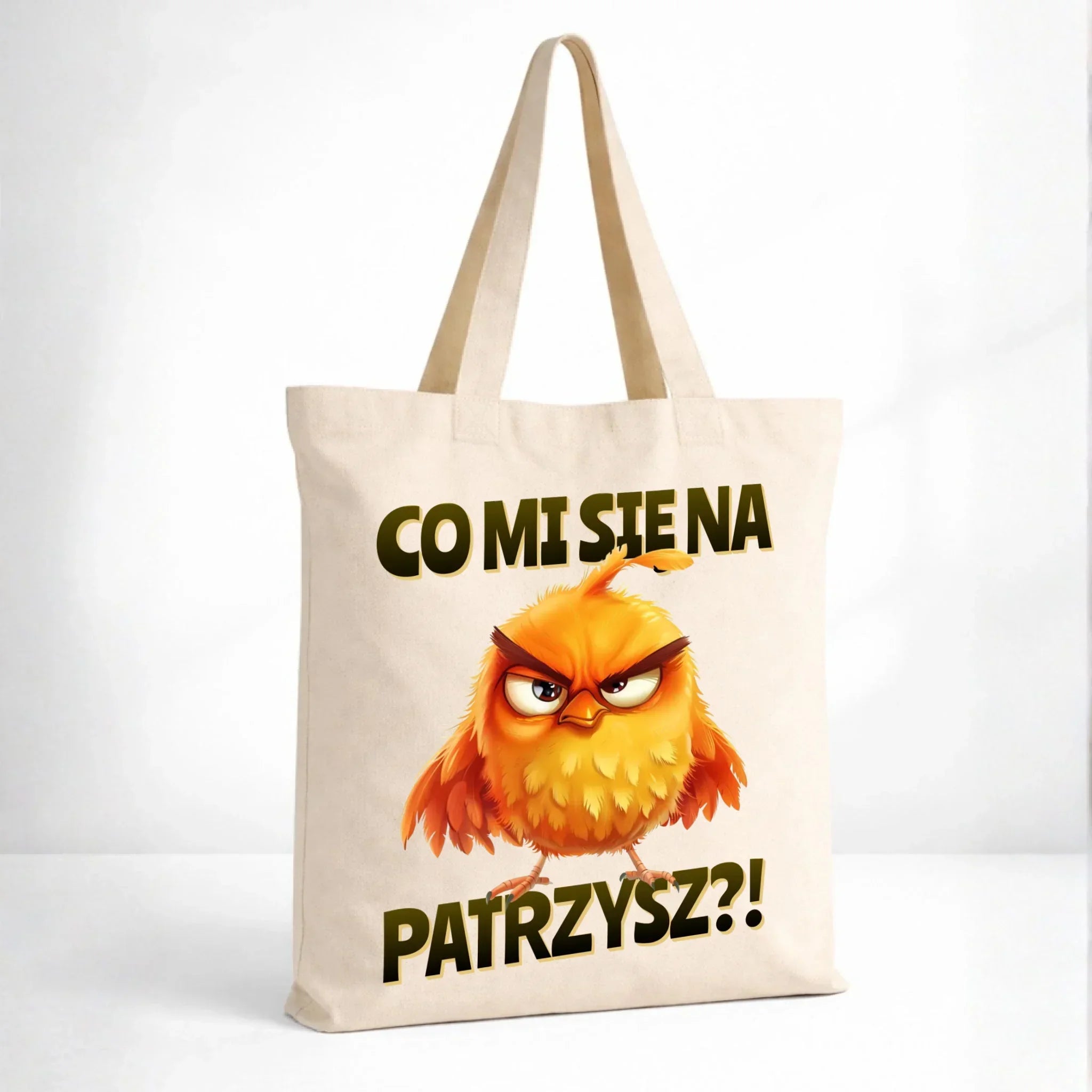 Śmieszna torba - Prezent dla chłopaka kolegi - Co mi się na ptaka patrzysz DCH24 - StoryCups.pl