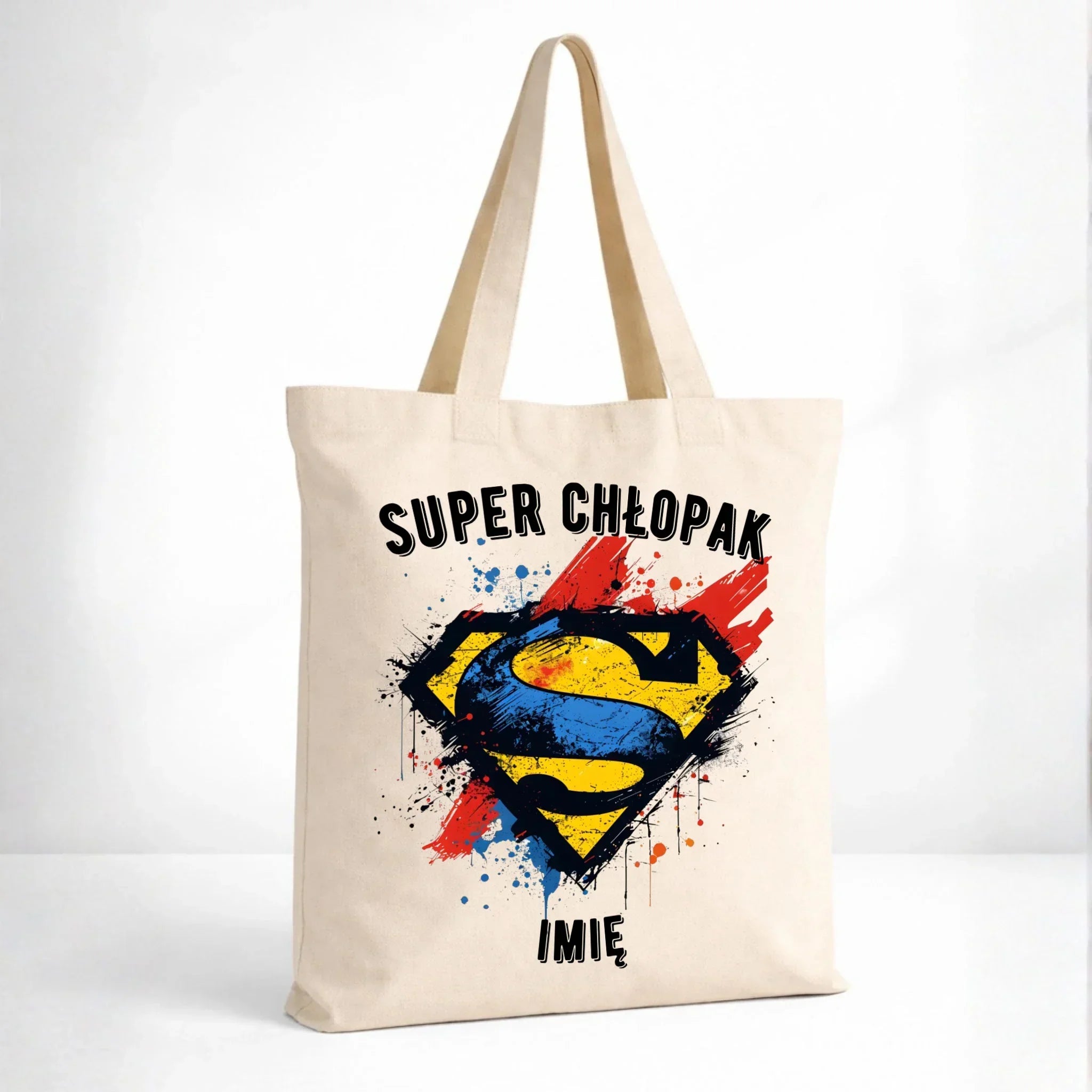 Torba - prezent na Dzień Chłopaka - Super Chłopak - personalizowana DCH18 - StoryCups.pl