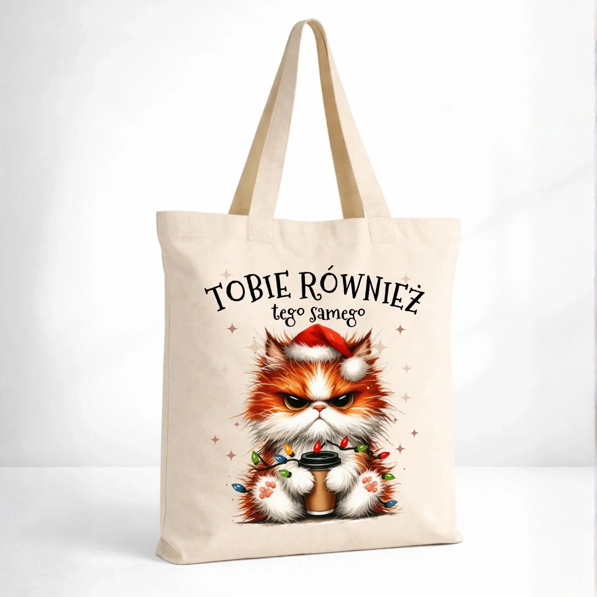 Torba świąteczna - Grumpy Cat Tobie również tego samego BN32 - StoryCups.pl
