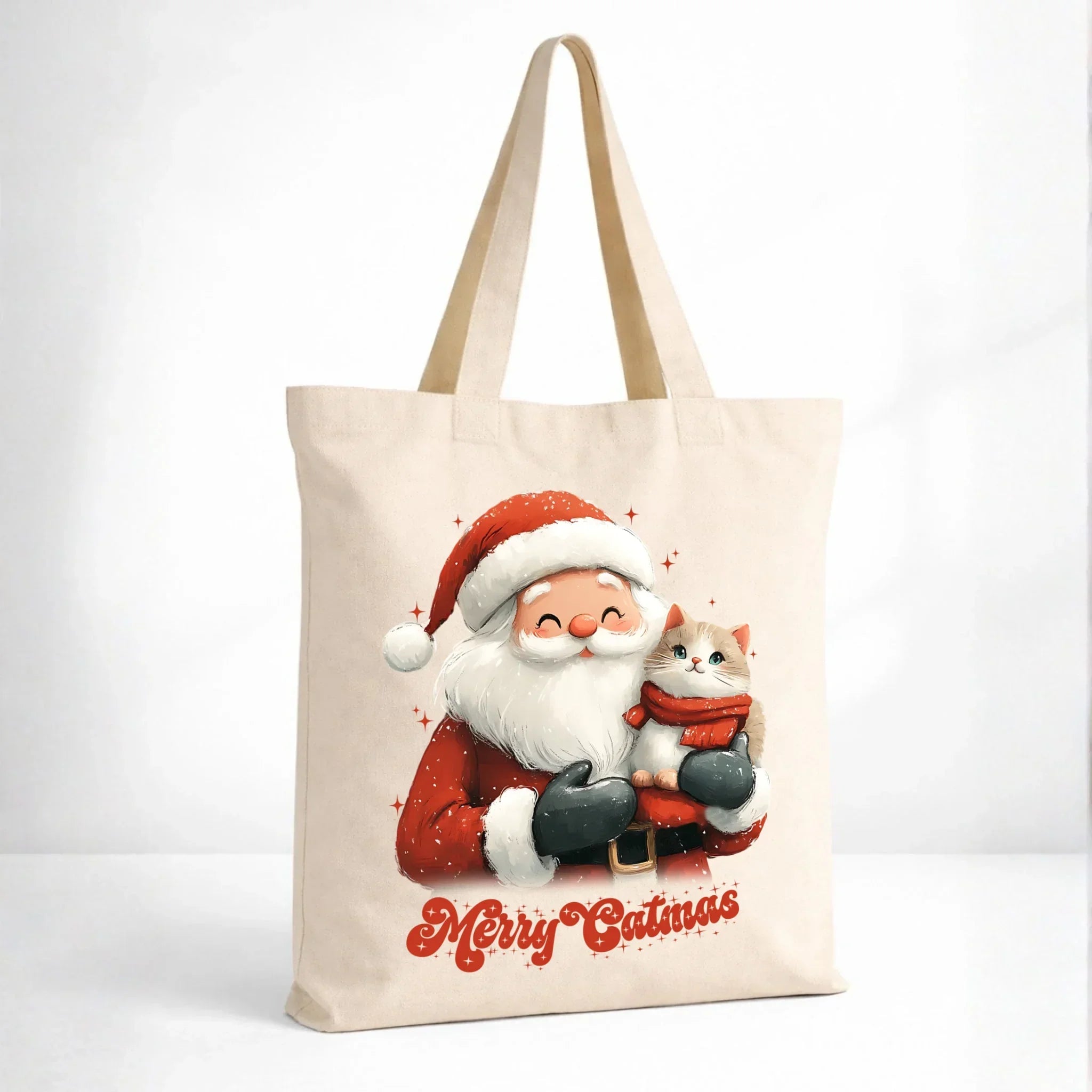 Torba świąteczna - prezent dla kociary - Merry Catmas BN38 - StoryCups.pl