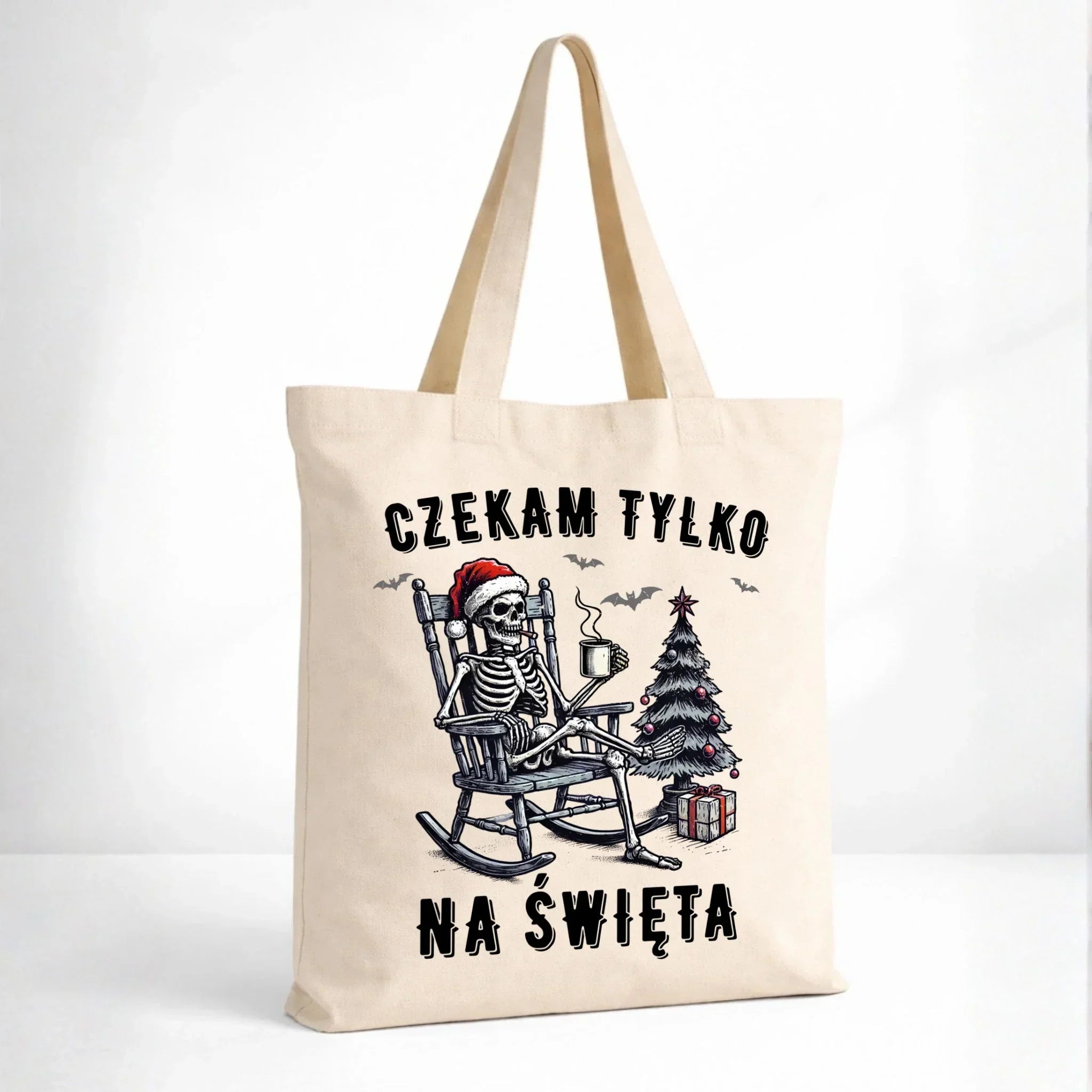 Torba świąteczna - Czekam tylko na święta BN56 - StoryCups.pl