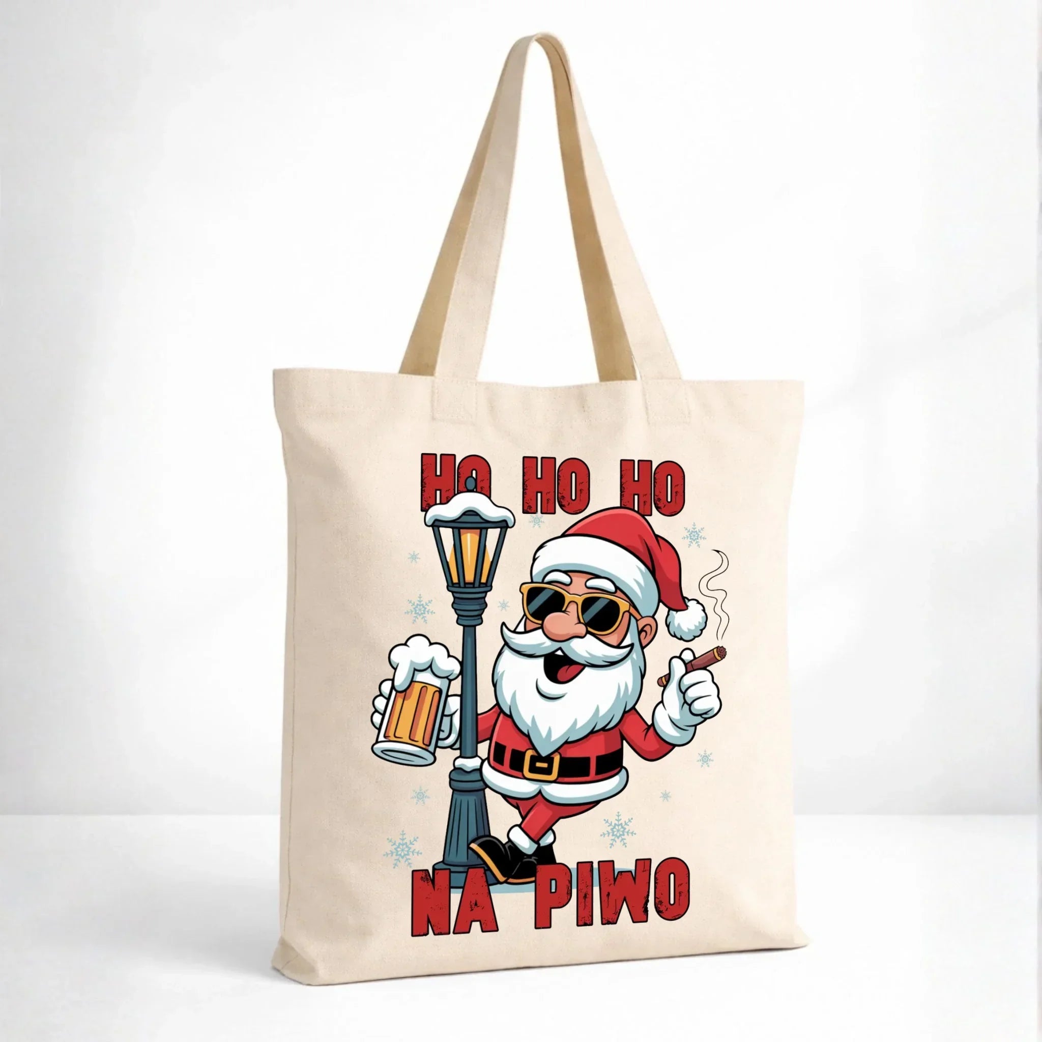 Torba świąteczna - Mikołaj Ho ho ho na piwo BN64 - StoryCups.pl