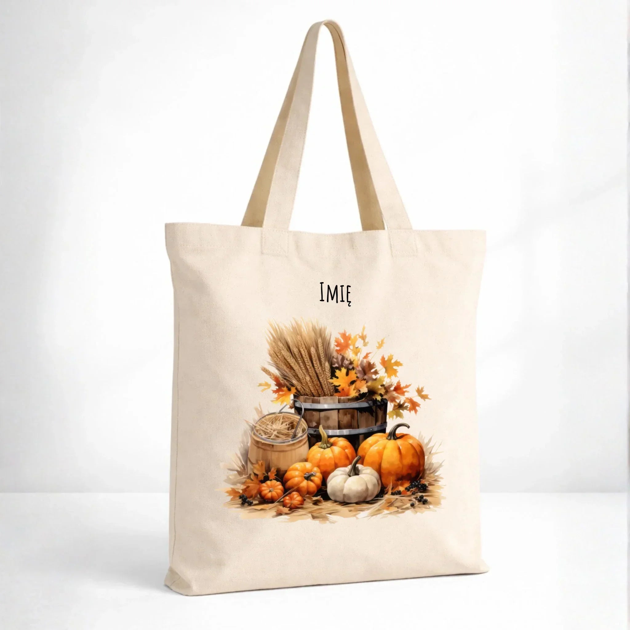 Torba na jesień - Harvest vibes - personalizowana JS09 - StoryCups.pl