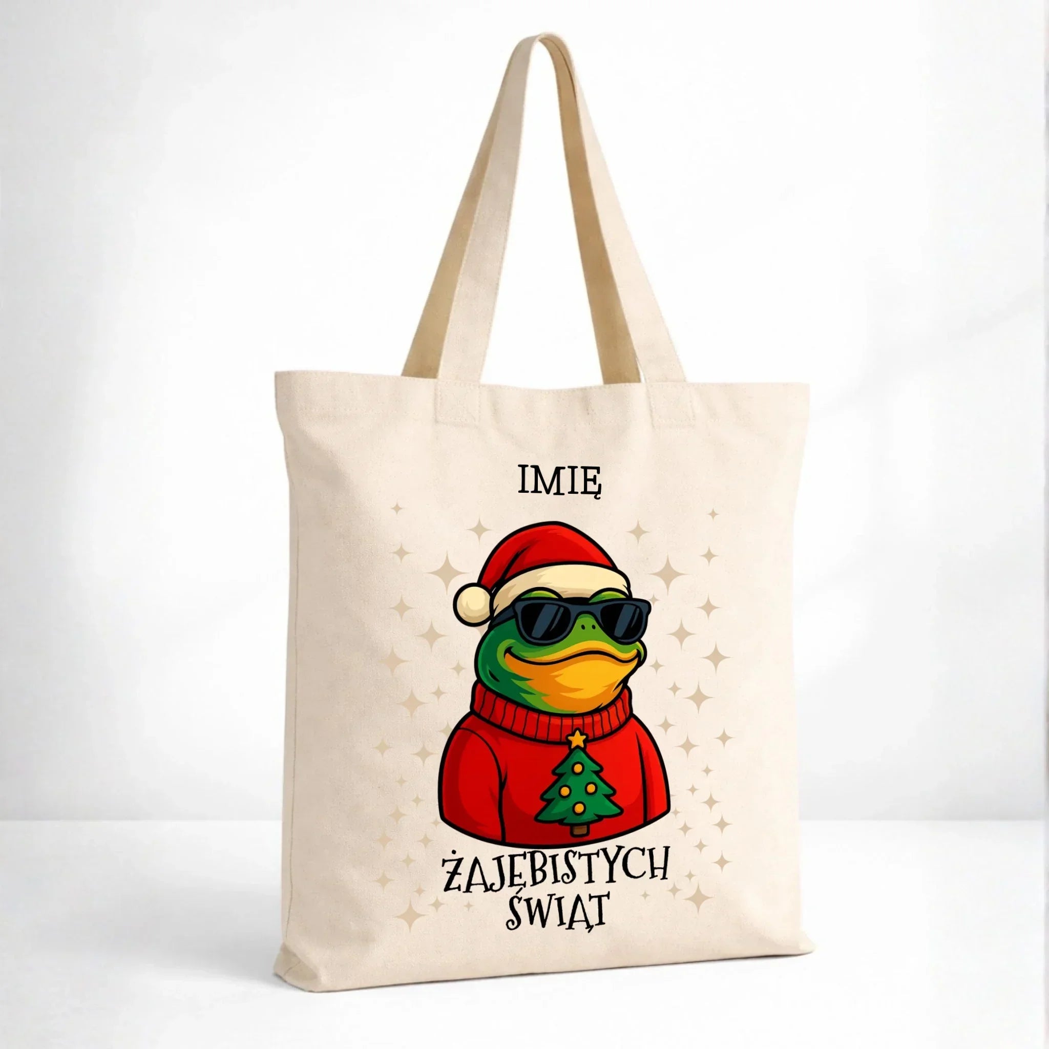 Torba świąteczna - Żajebistych Świąt - personalizowana BN144 - StoryCups.pl