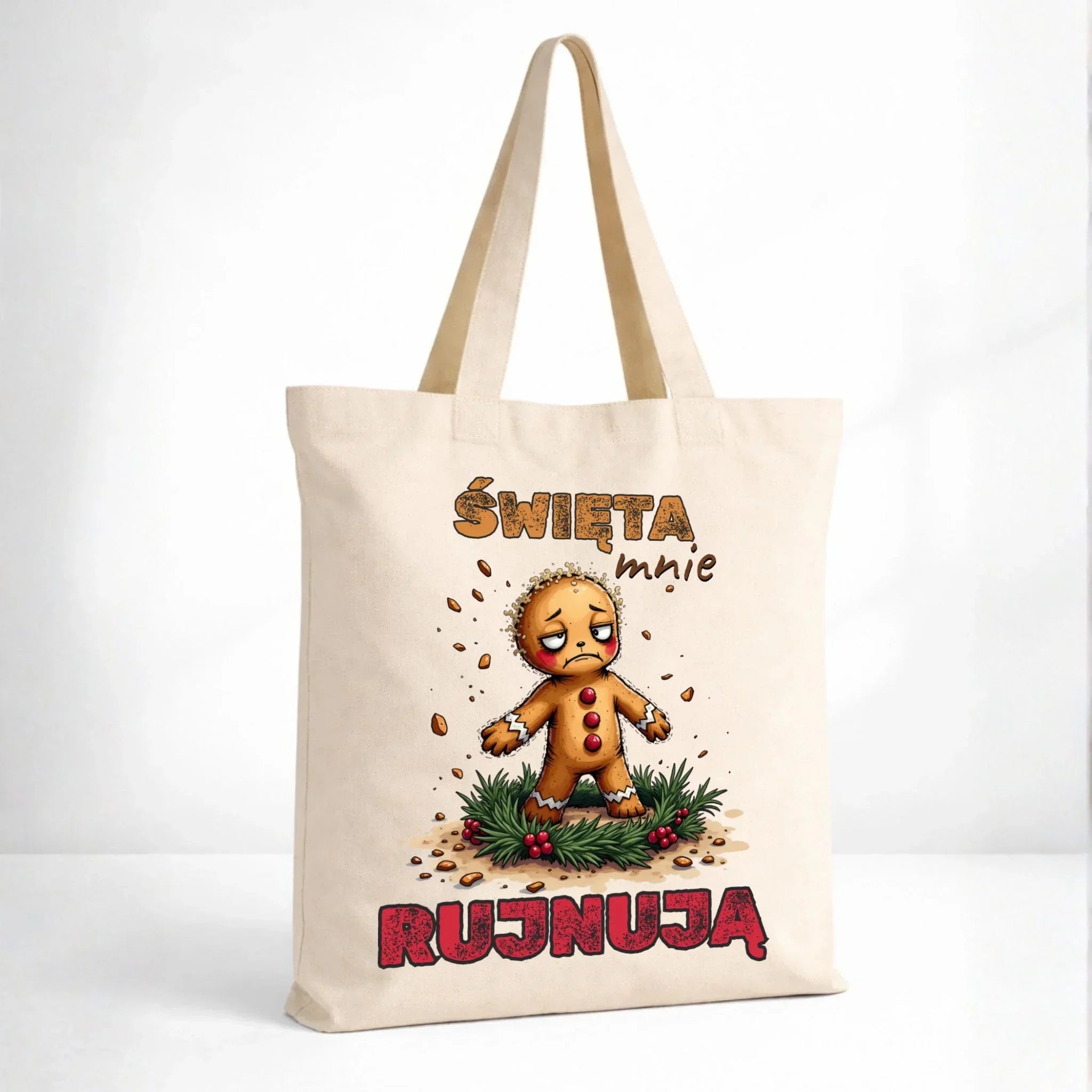 Torba świąteczna - Piernik Święta mnie rujnują BN143 - StoryCups.pl
