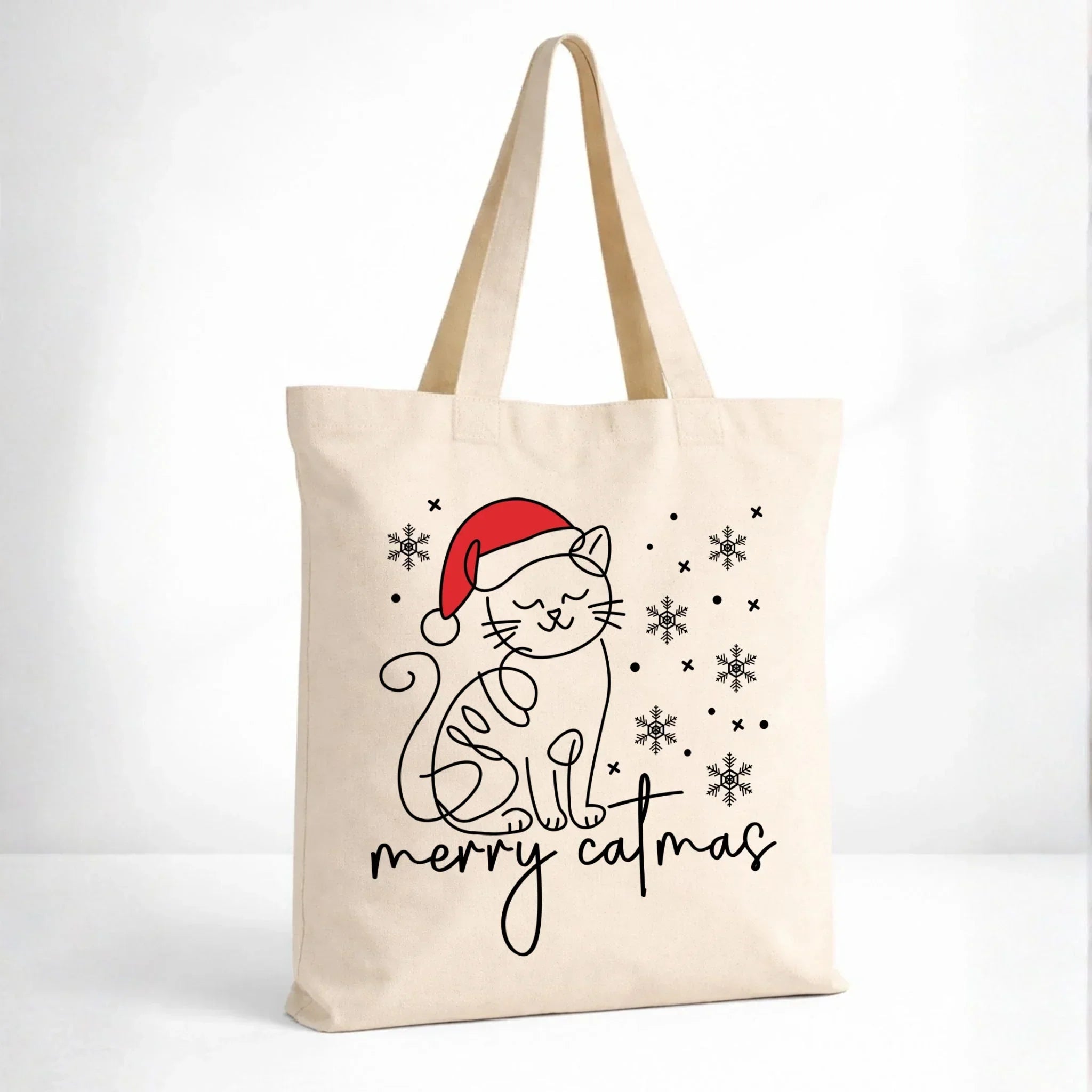 Torba świąteczna - prezent dla kociary - Merry catmas BN151 - StoryCups.pl