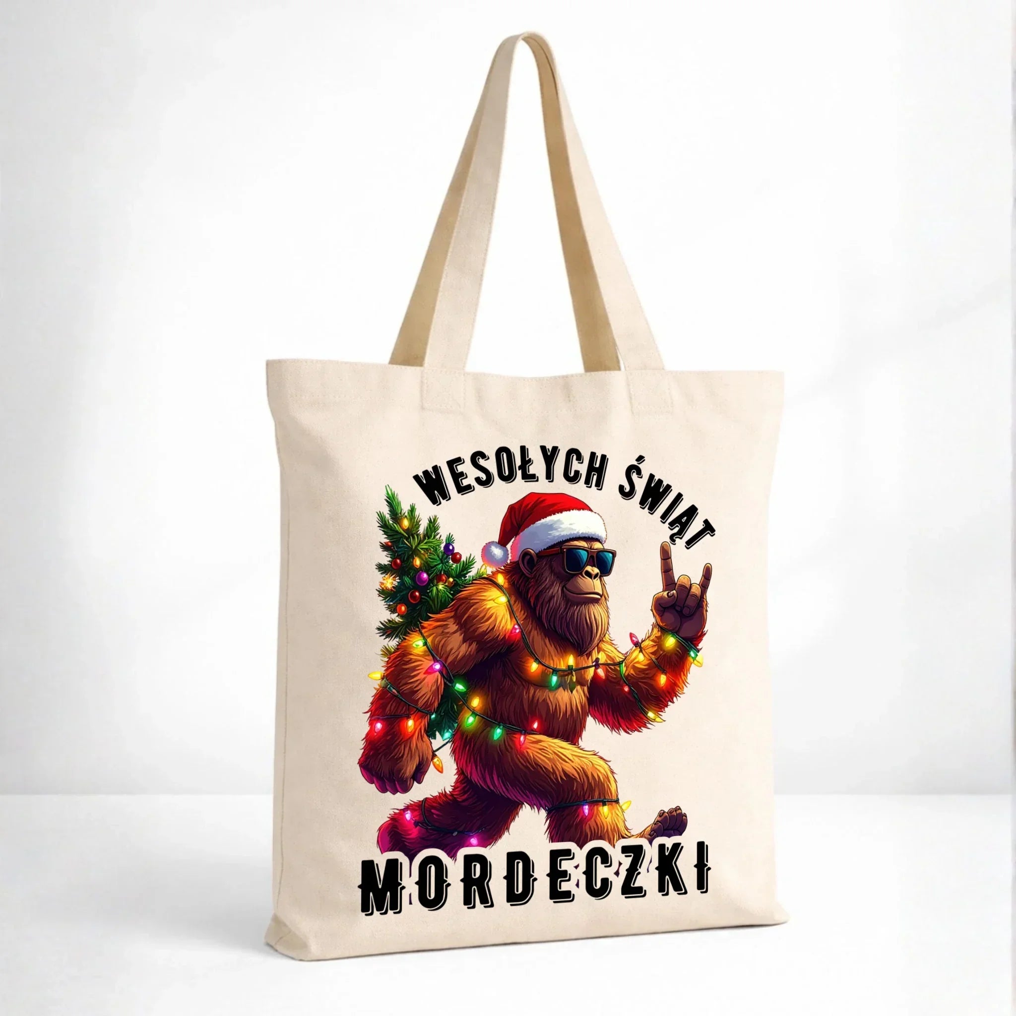 Torba świąteczna - prezent na święta - Yeti Wesołych Świąt mordeczki BN152 - StoryCups.pl