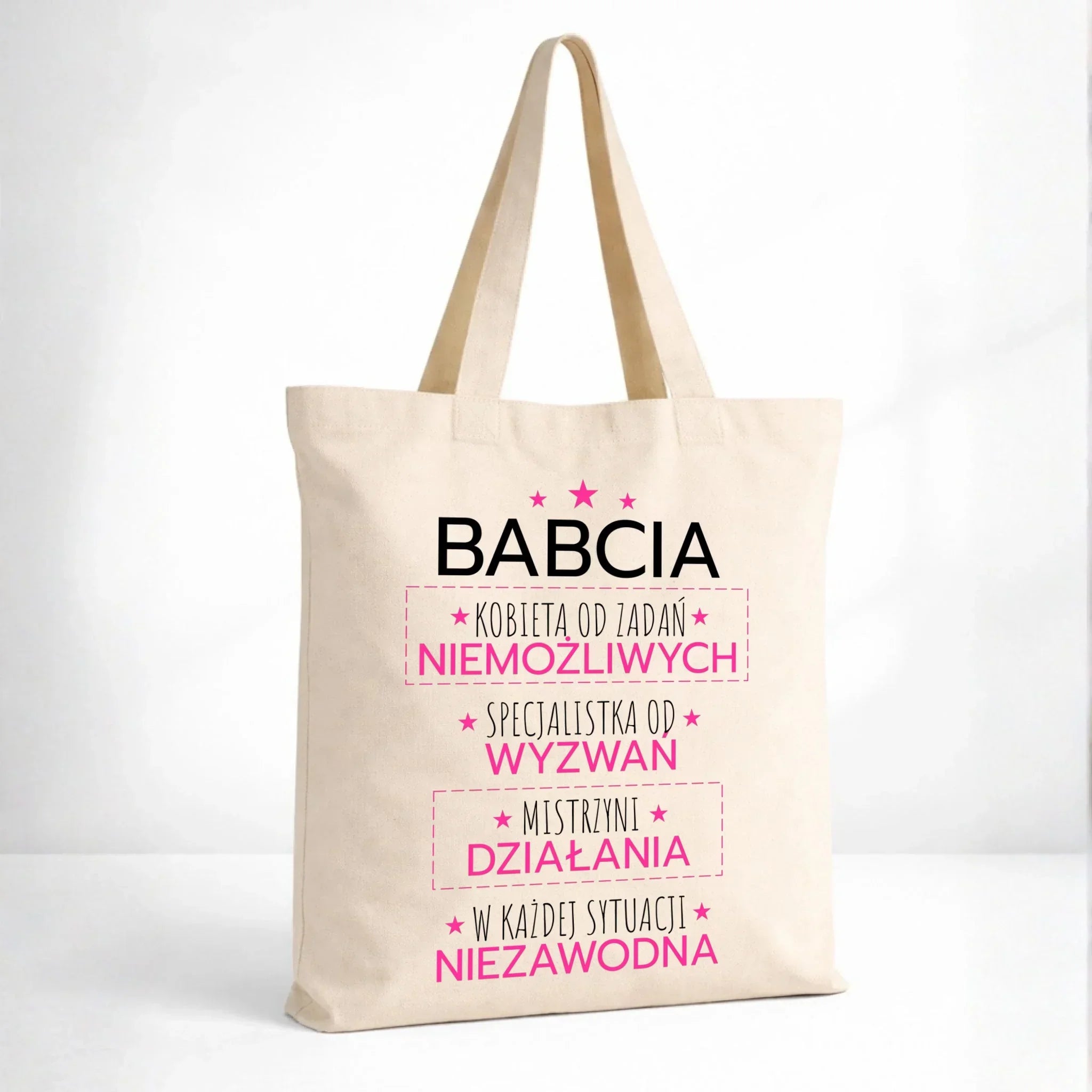 Torba dla babci - Babcia kobieta od zadań niemożliwych B30 - StoryCups.pl