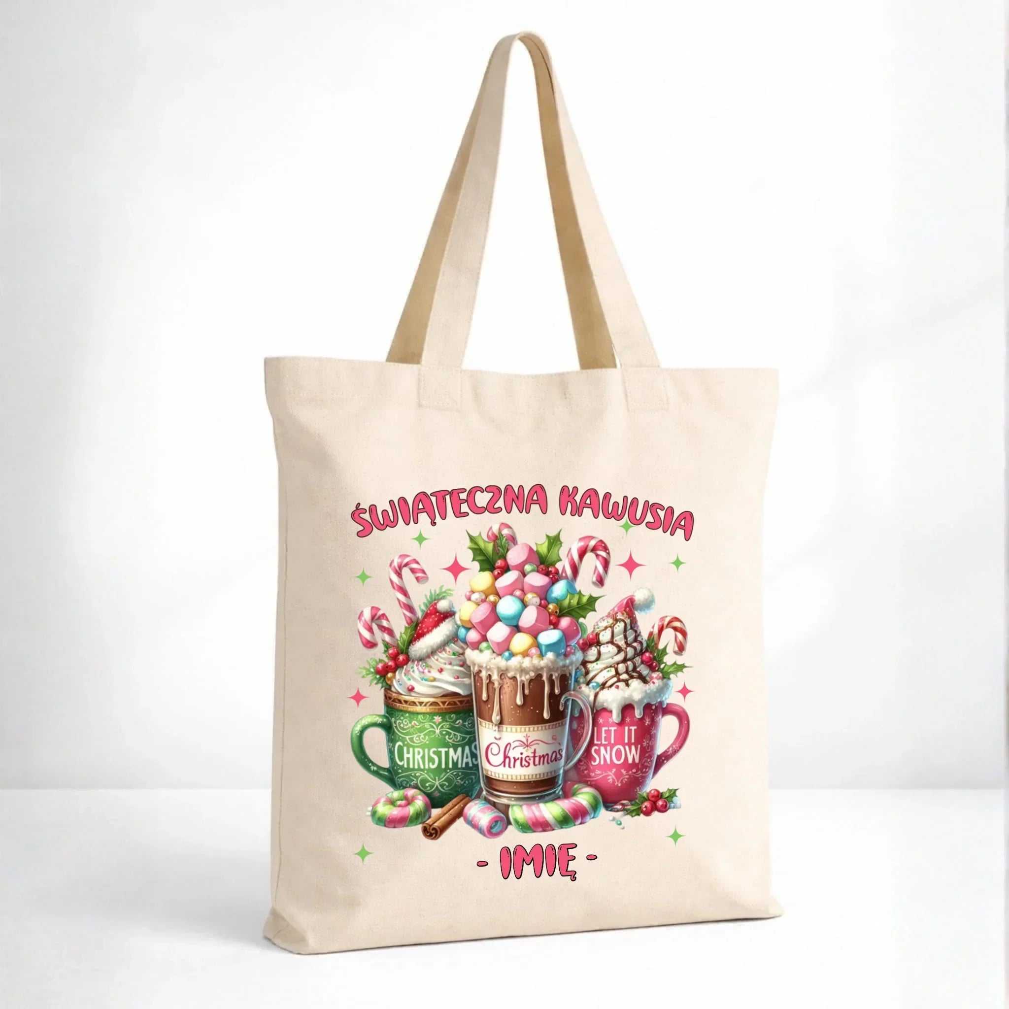 Torba świąteczna - Świąteczna kawusia - personalizowana BN29 - StoryCups.pl