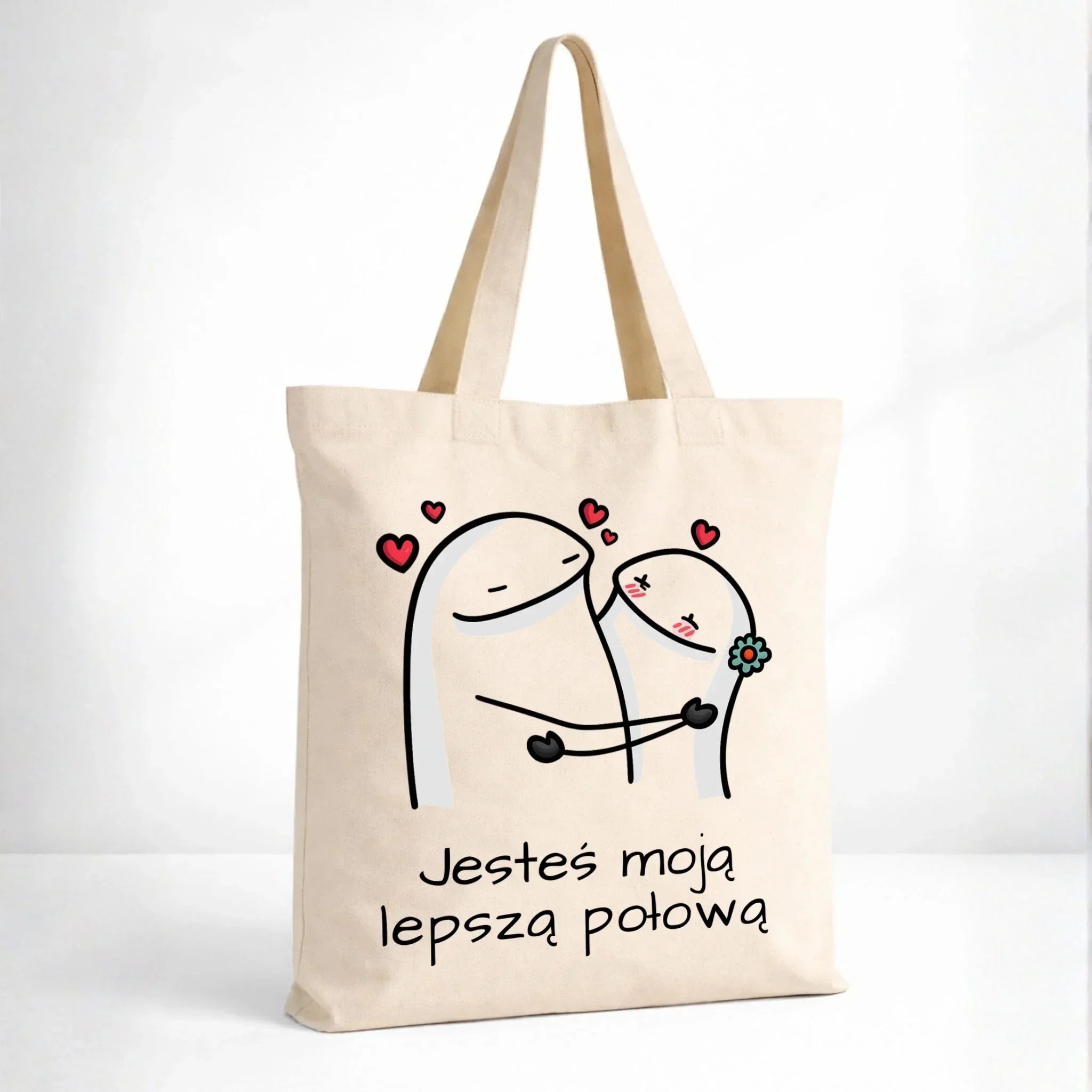 Torba dla par - Jesteś moją lepszą połową W87 - StoryCups.pl
