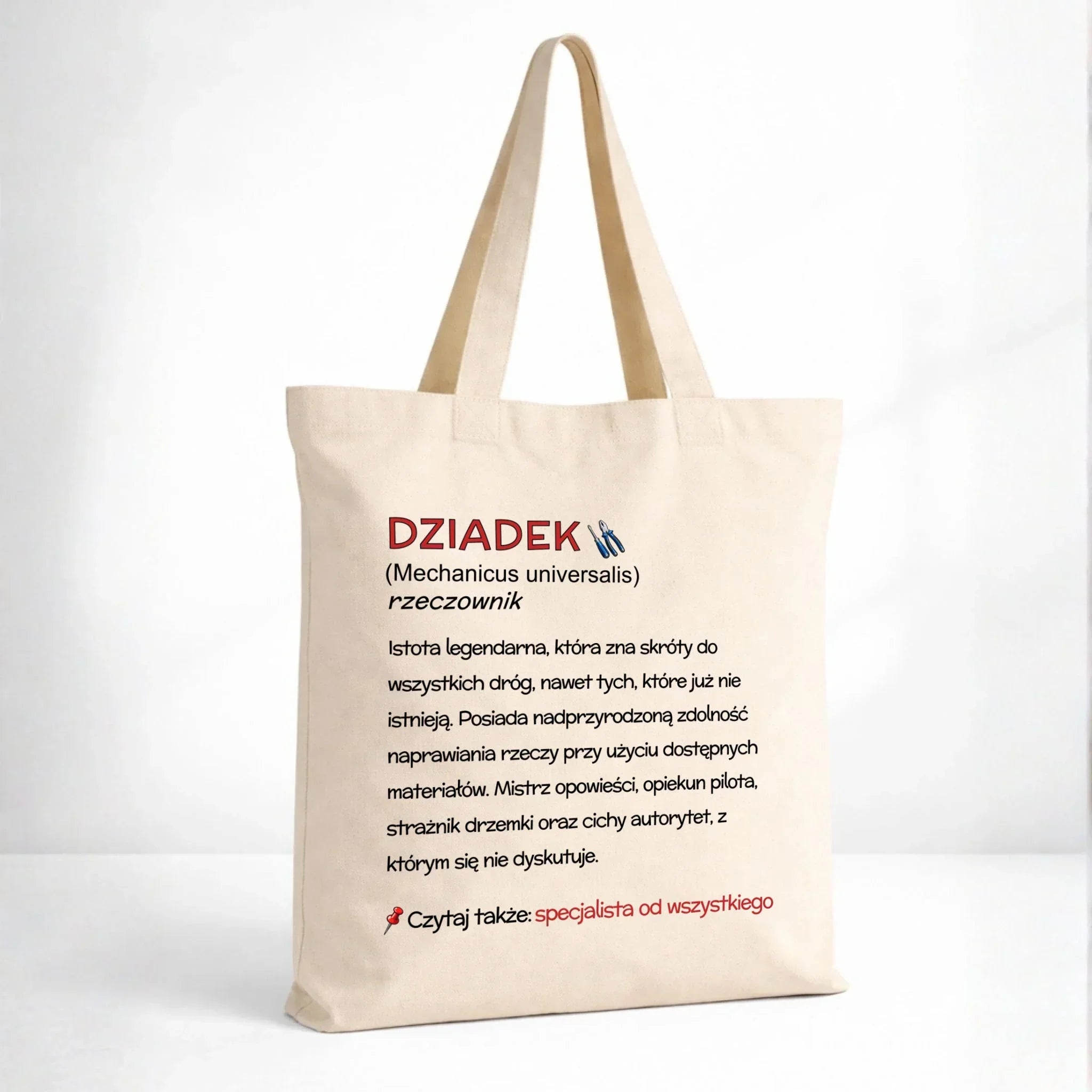 Torba dla dziadka - Dziadek śmieszna definicja D43 - StoryCups.pl