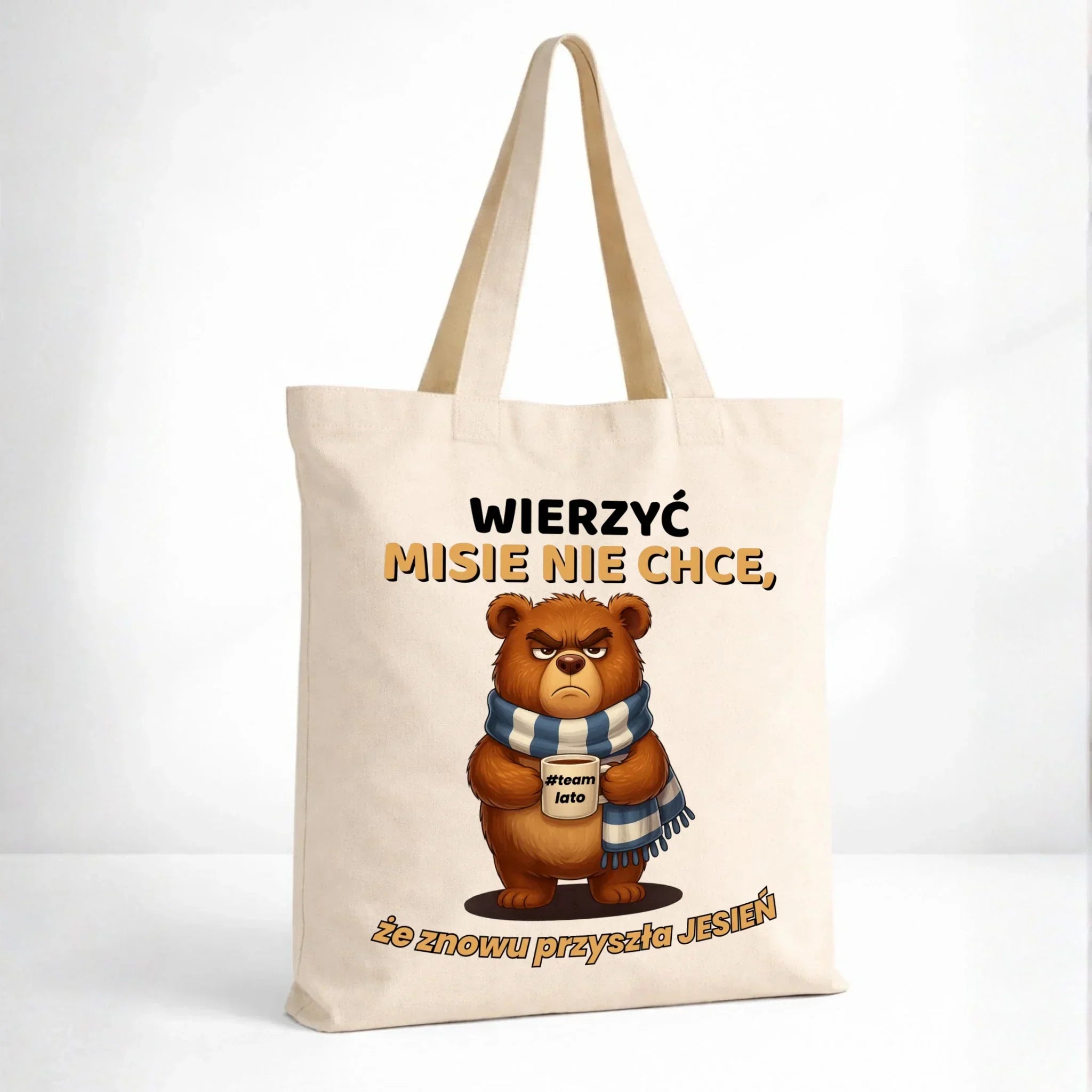 Torba jesienna - Wierzyć MISIE nie chce, że znowu przyszła jesień - Team lato JS35 - StoryCups.pl