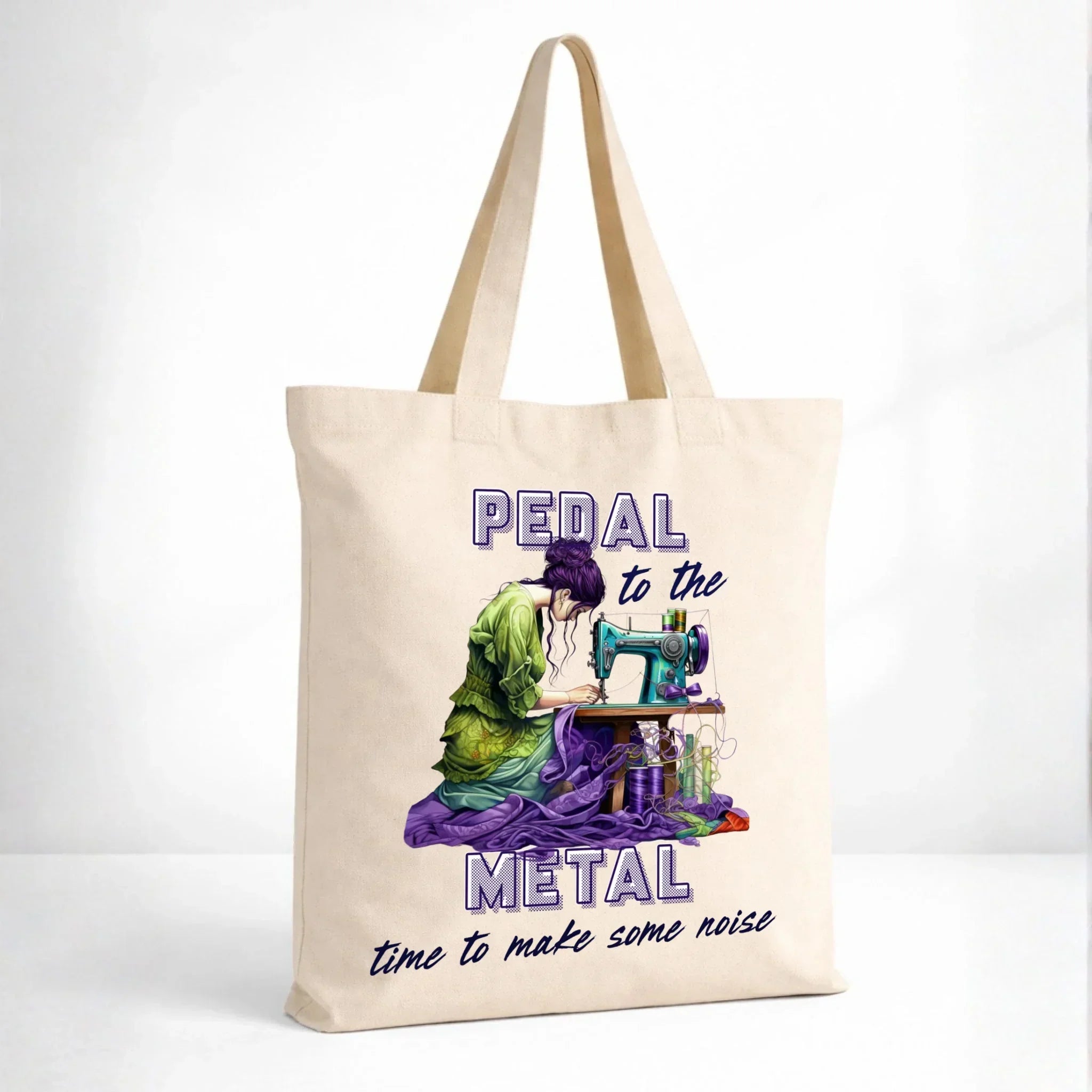 Torba szyciowa - prezent dla krawcowej - PEDAL METAL HS01 - StoryCups.pl