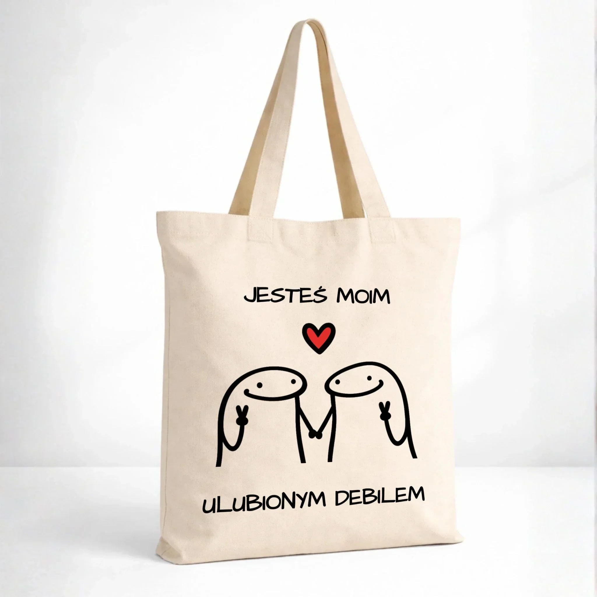 Torba dla par - Jesteś moim ulubionym debilem W78 - StoryCups.pl