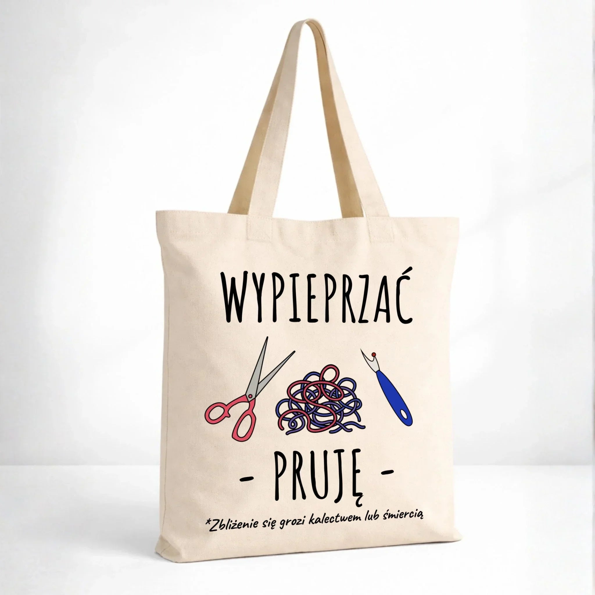 Torba szyciowa dla krawcowej - Wypieprzać, pruję HS08 - StoryCups.pl