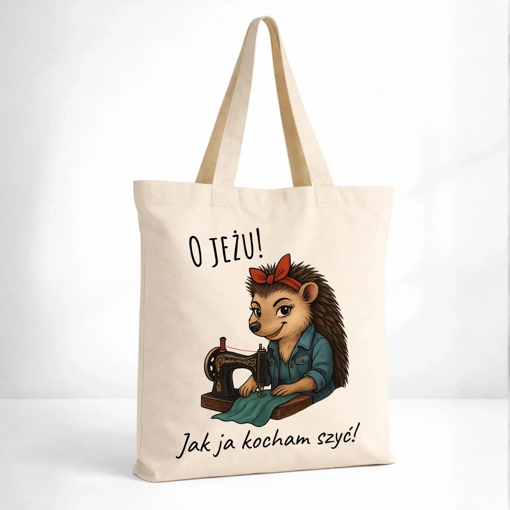 Torba szyciowa dla krawcowej - O JEŻU! Jak ja kocham szyć! HS09 - StoryCups.pl