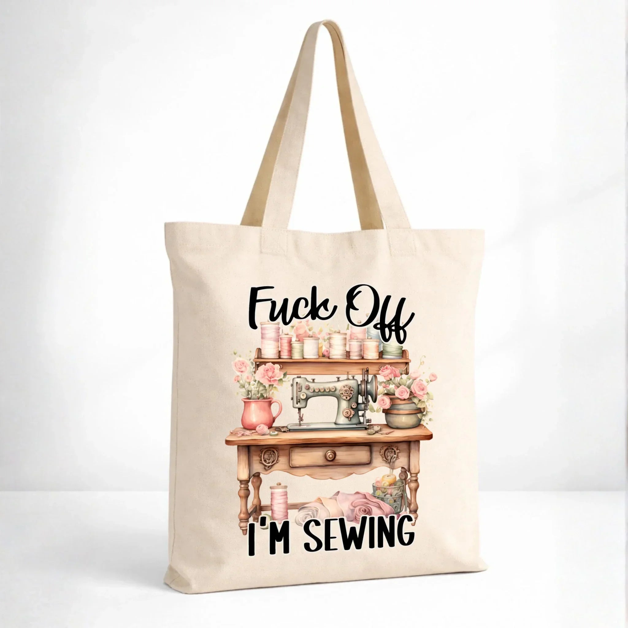 Torba szyciowa dla krawcowej - Fck off im sewing HS16 - StoryCups.pl