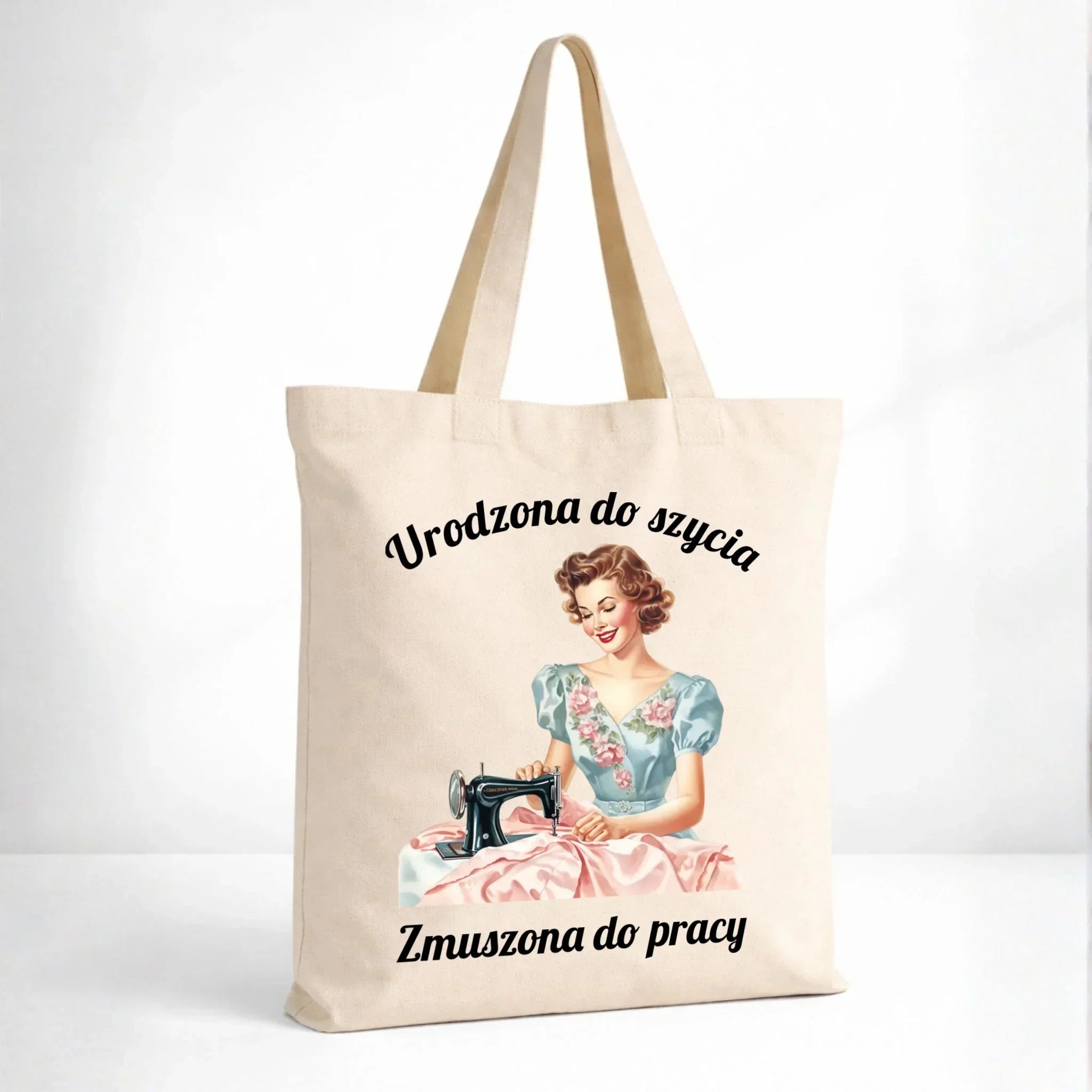 Torba szyciowa dla krawcowej - Urodzona do szycia HS18 - StoryCups.pl