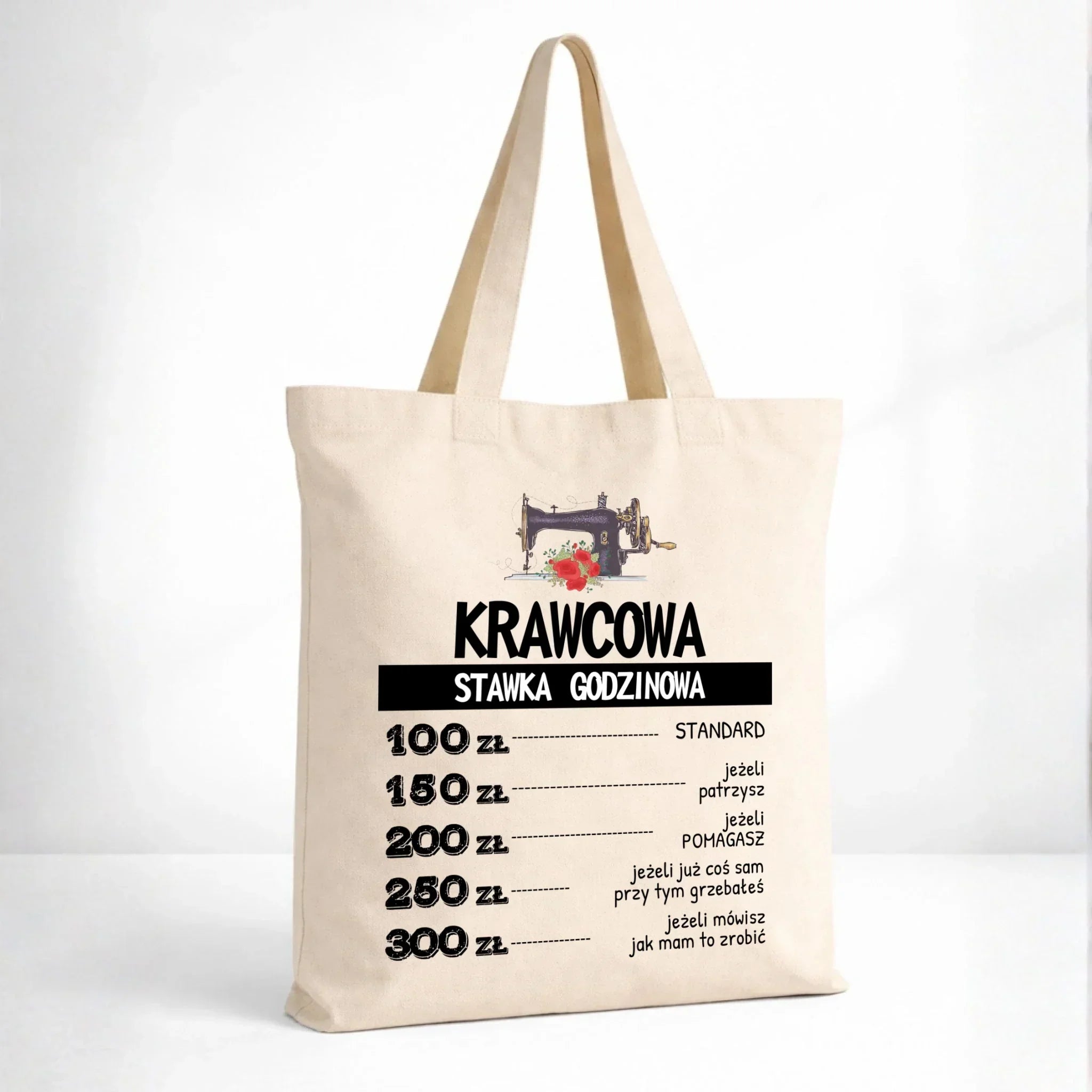 Torba szyciowa dla krawcowej - Stawka godzinowa HS26 - StoryCups.pl
